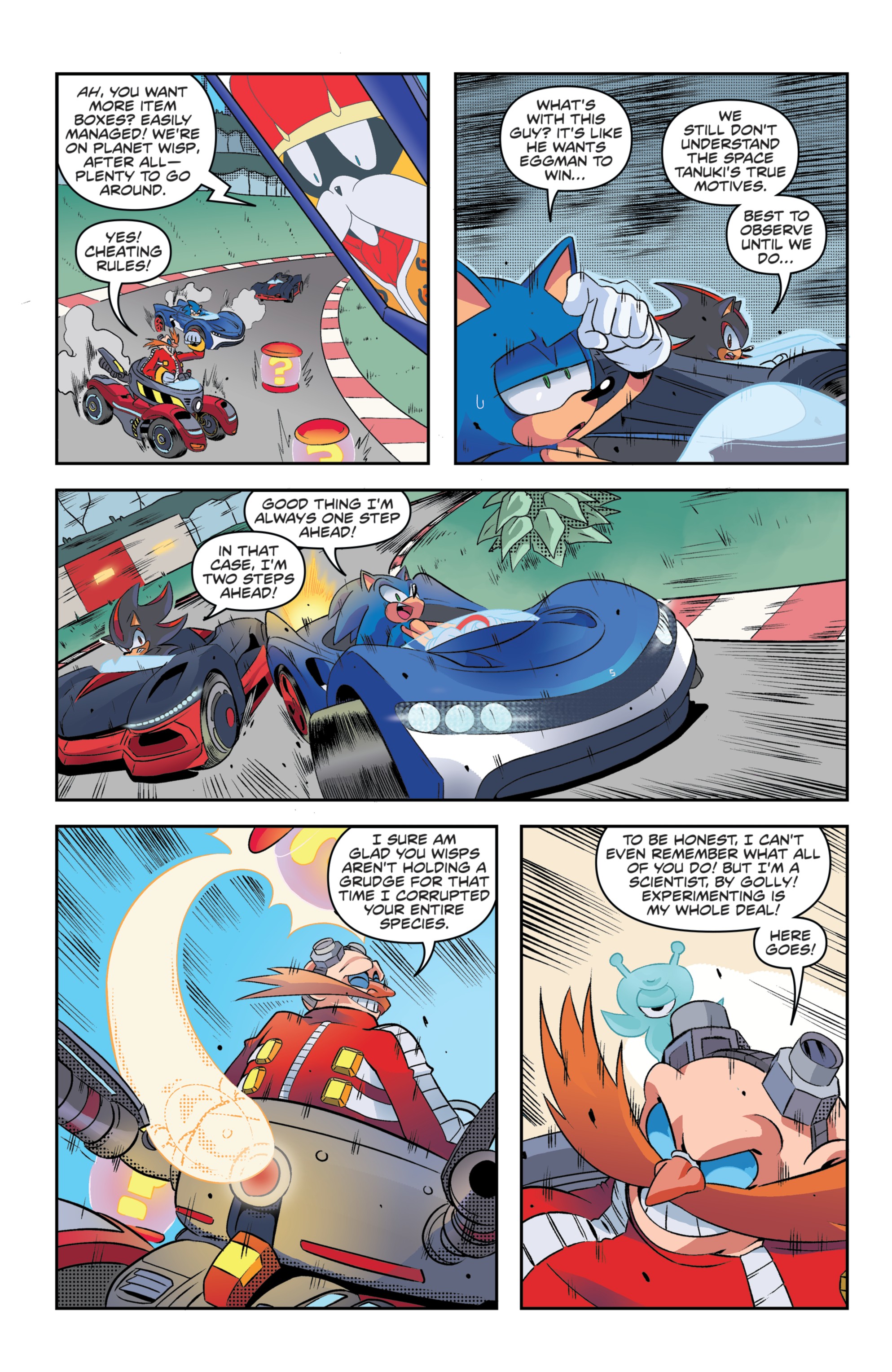 Read online Team Sonic Racing Deluxe Turbo Championship Edition comic -  Issue # Full - 9