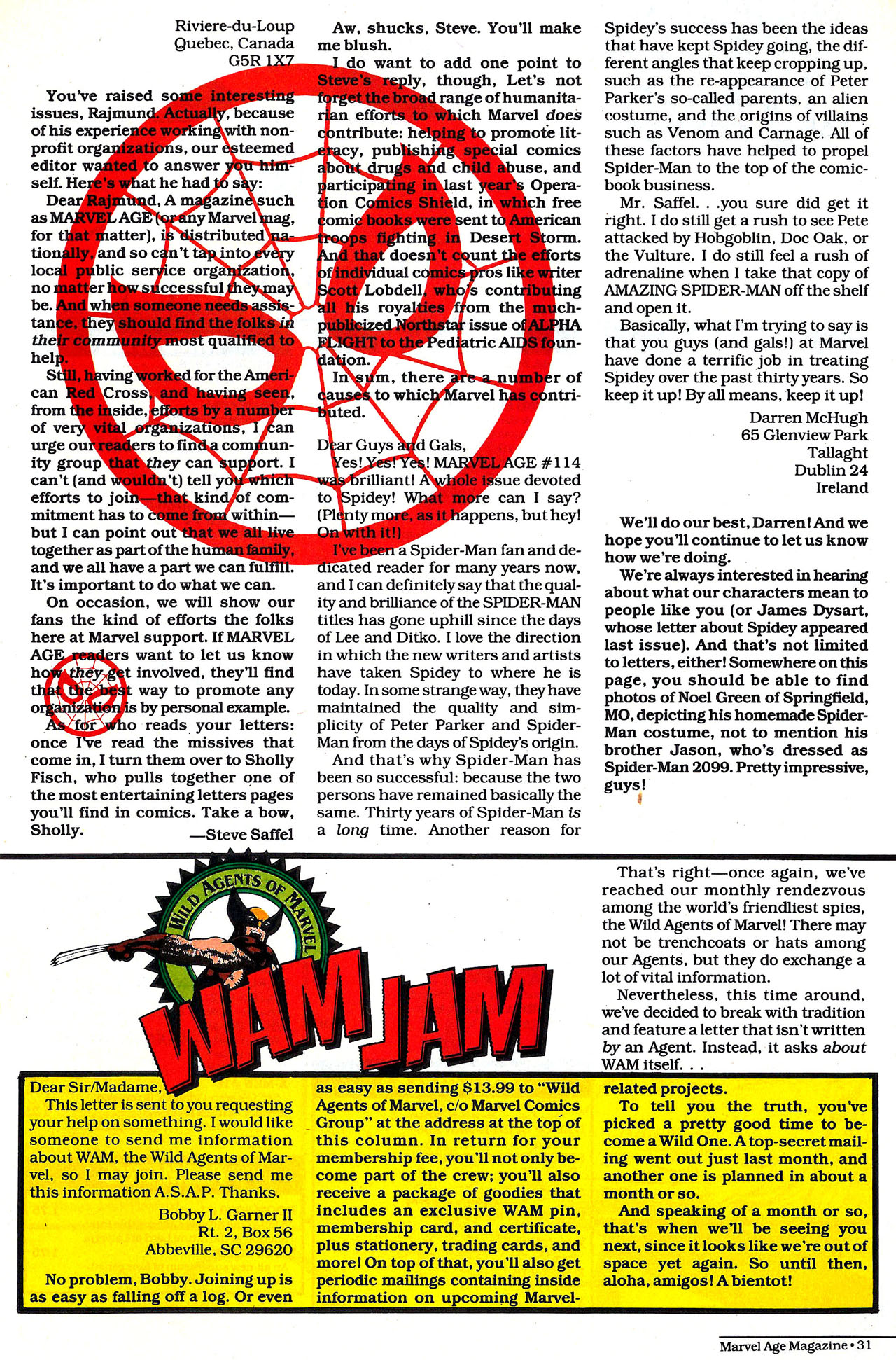 Read online Marvel Age comic -  Issue #119 - 30