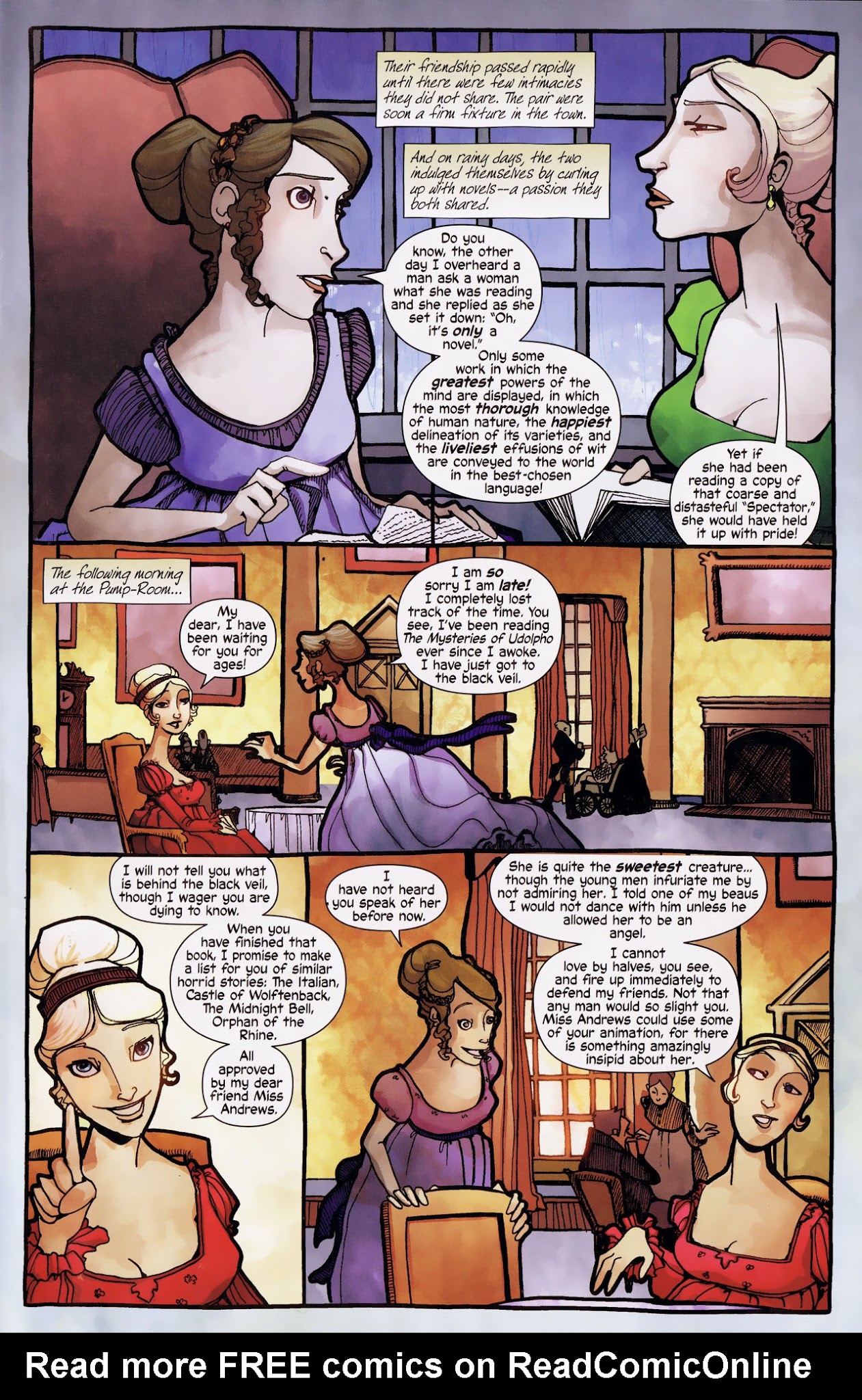 Read online Northanger Abbey comic -  Issue #1 - 11