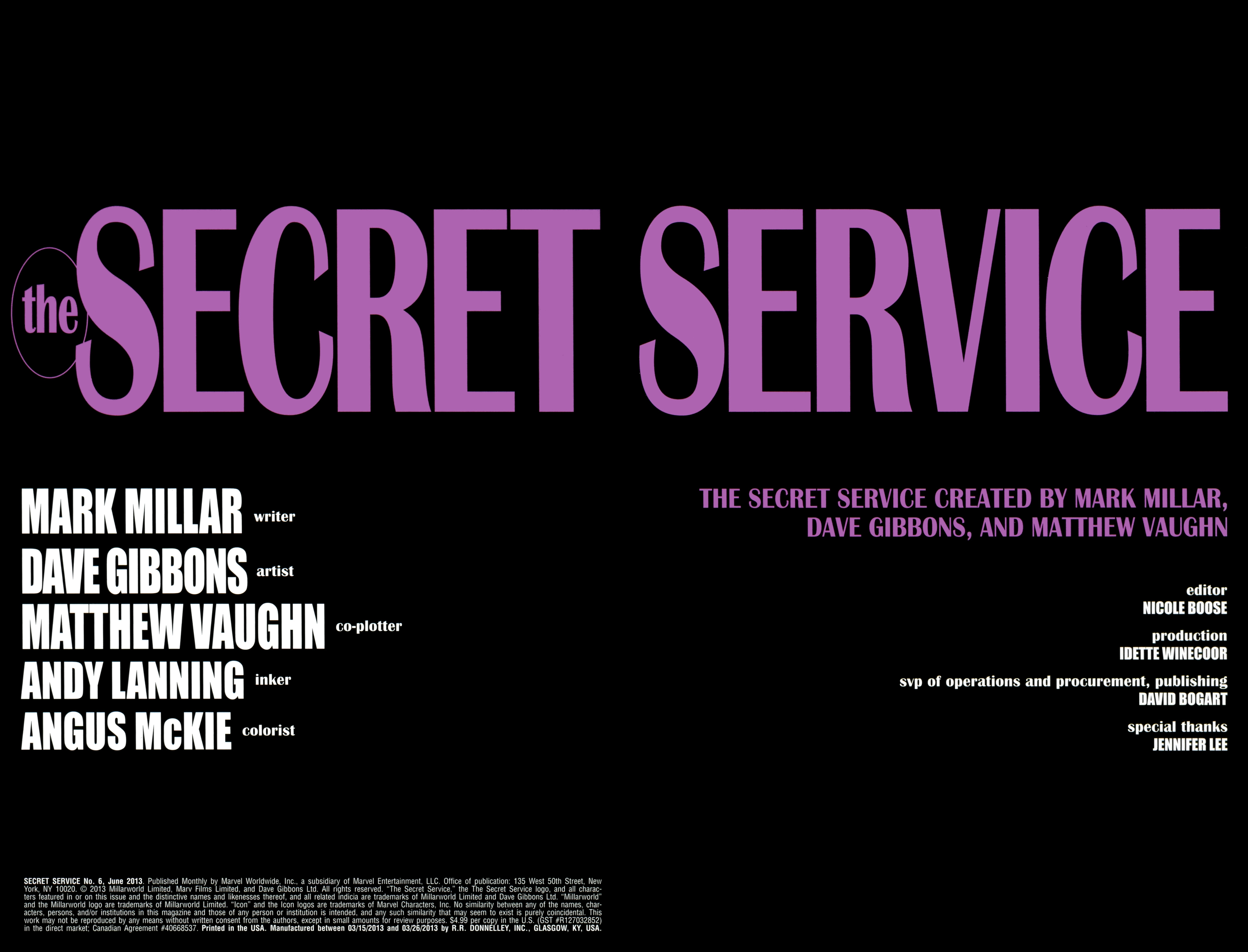 Read online Secret Service comic -  Issue #6 - 2