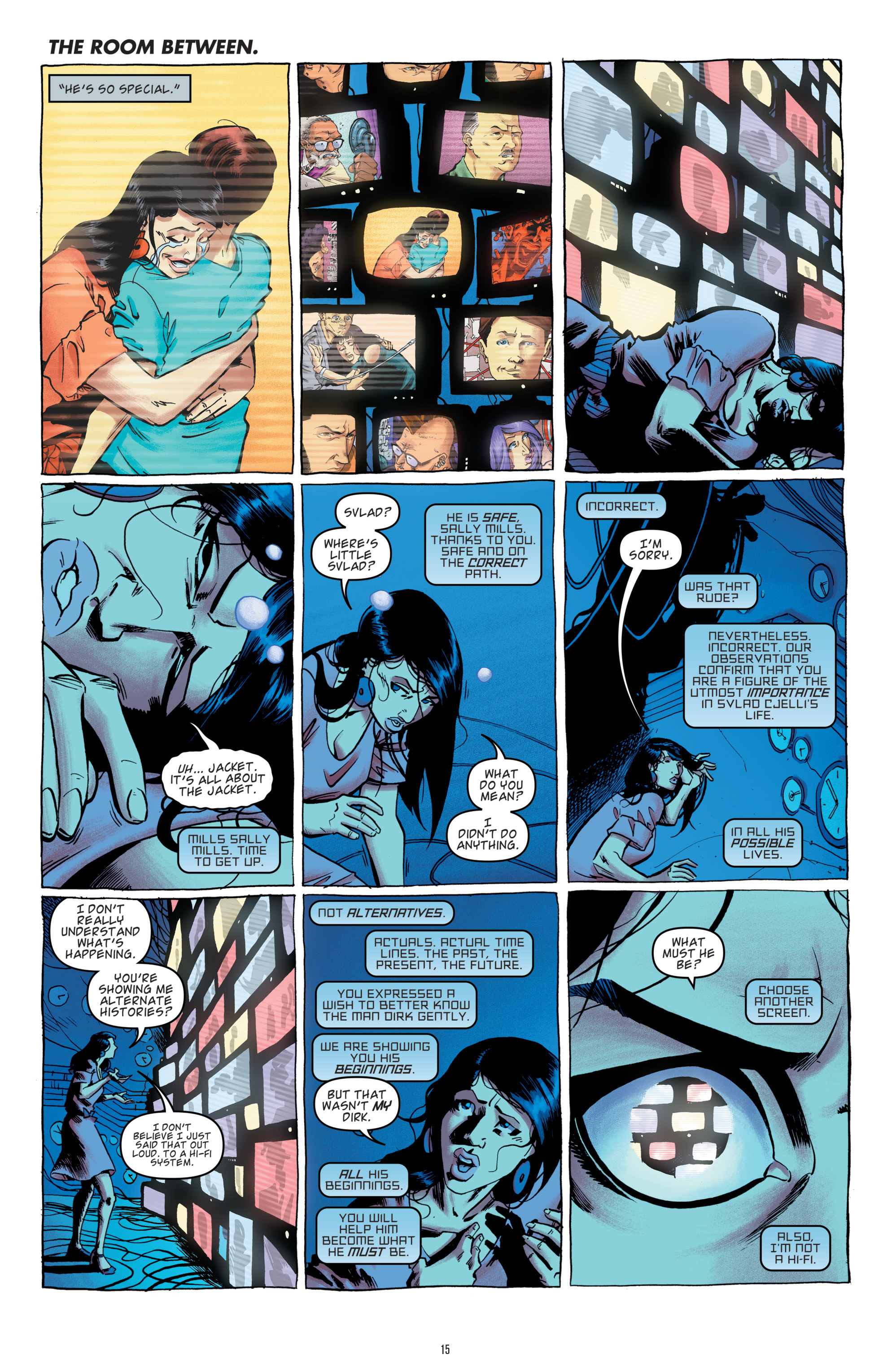 Read online Dirk Gently's Holistic Detective Agency: The Salmon of Doubt comic -  Issue #3 - 16