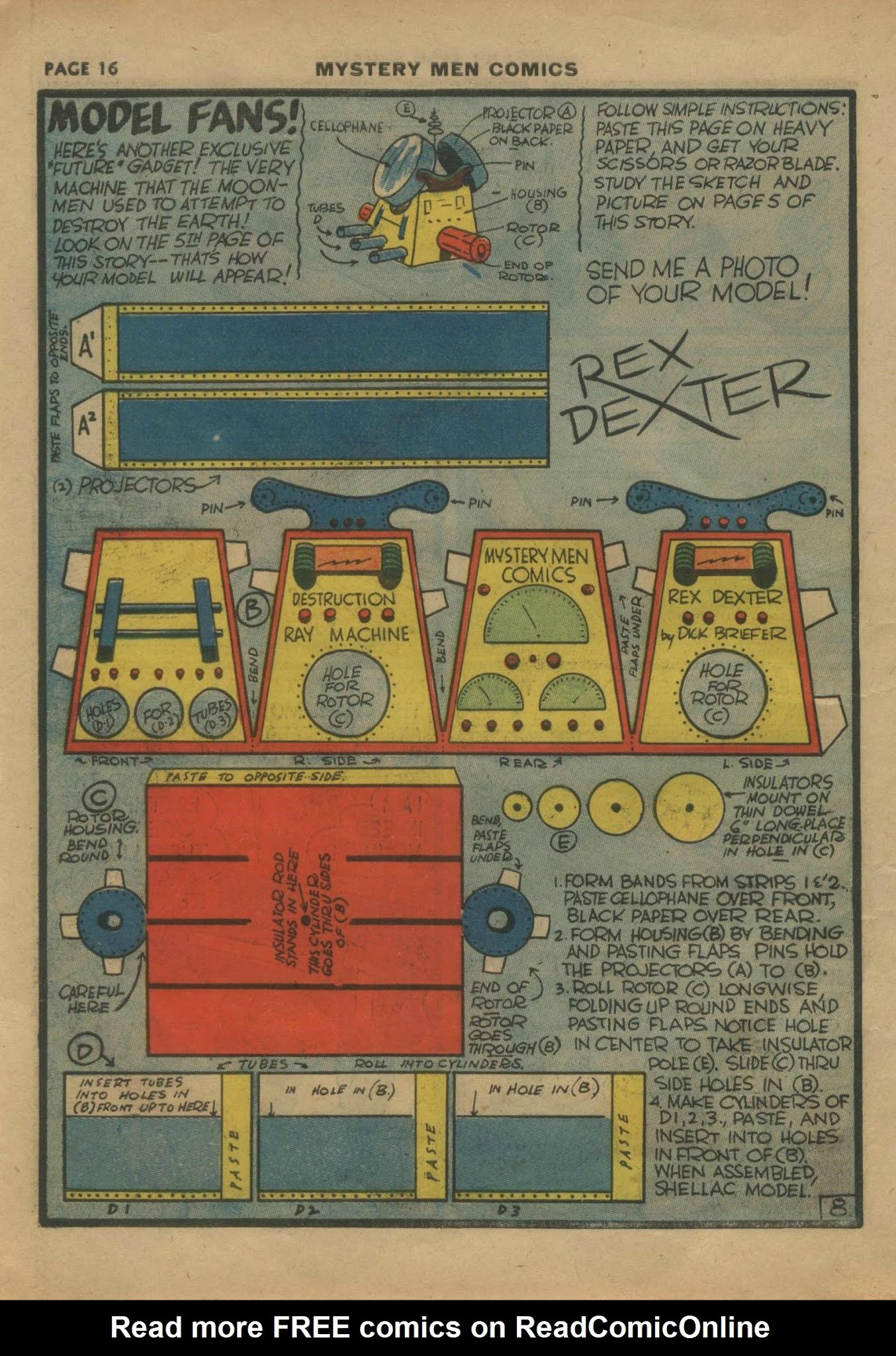 Read online Mystery Men Comics comic -  Issue #14 - 18