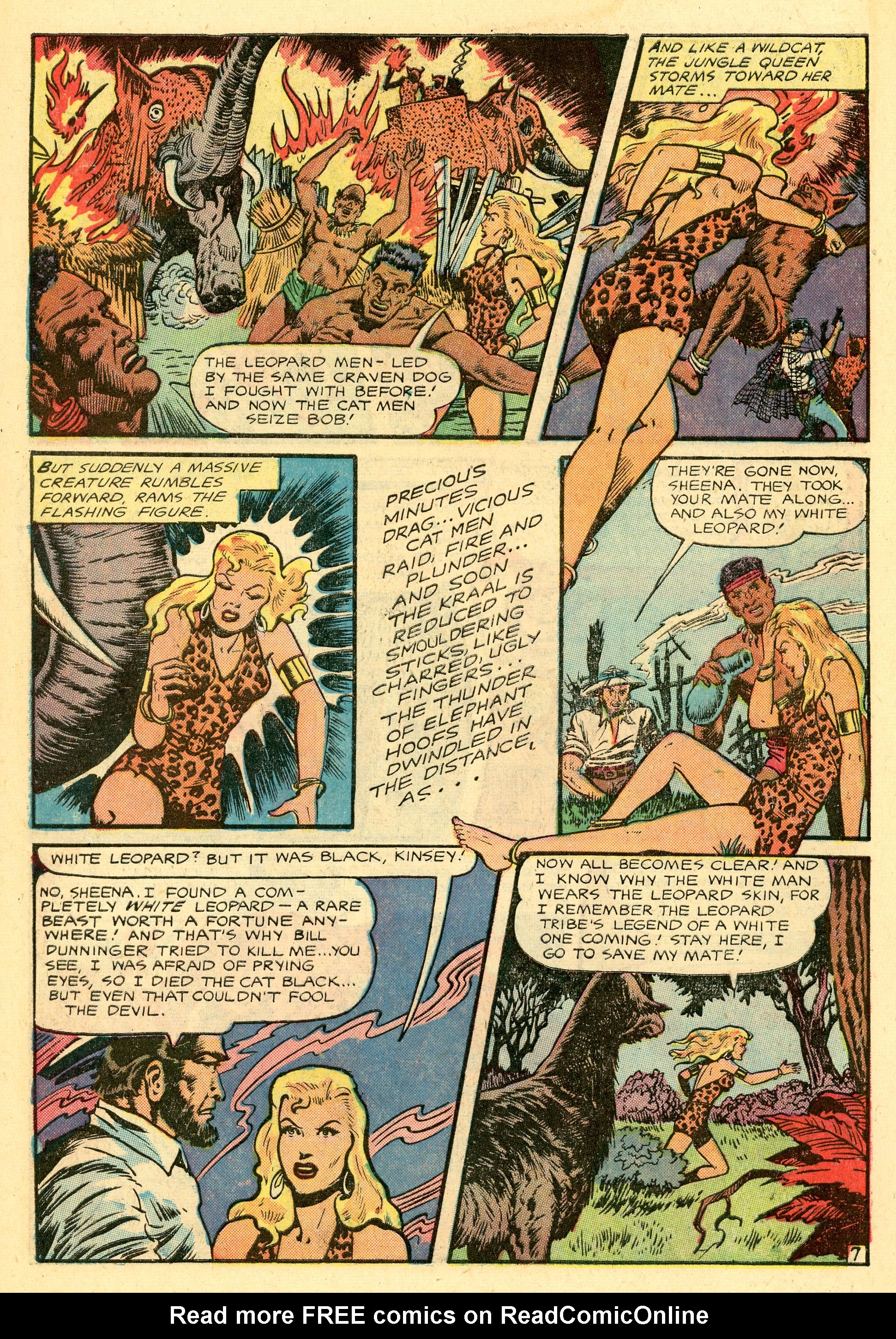 Read online Sheena, Queen of the Jungle (1942) comic -  Issue #15 - 10