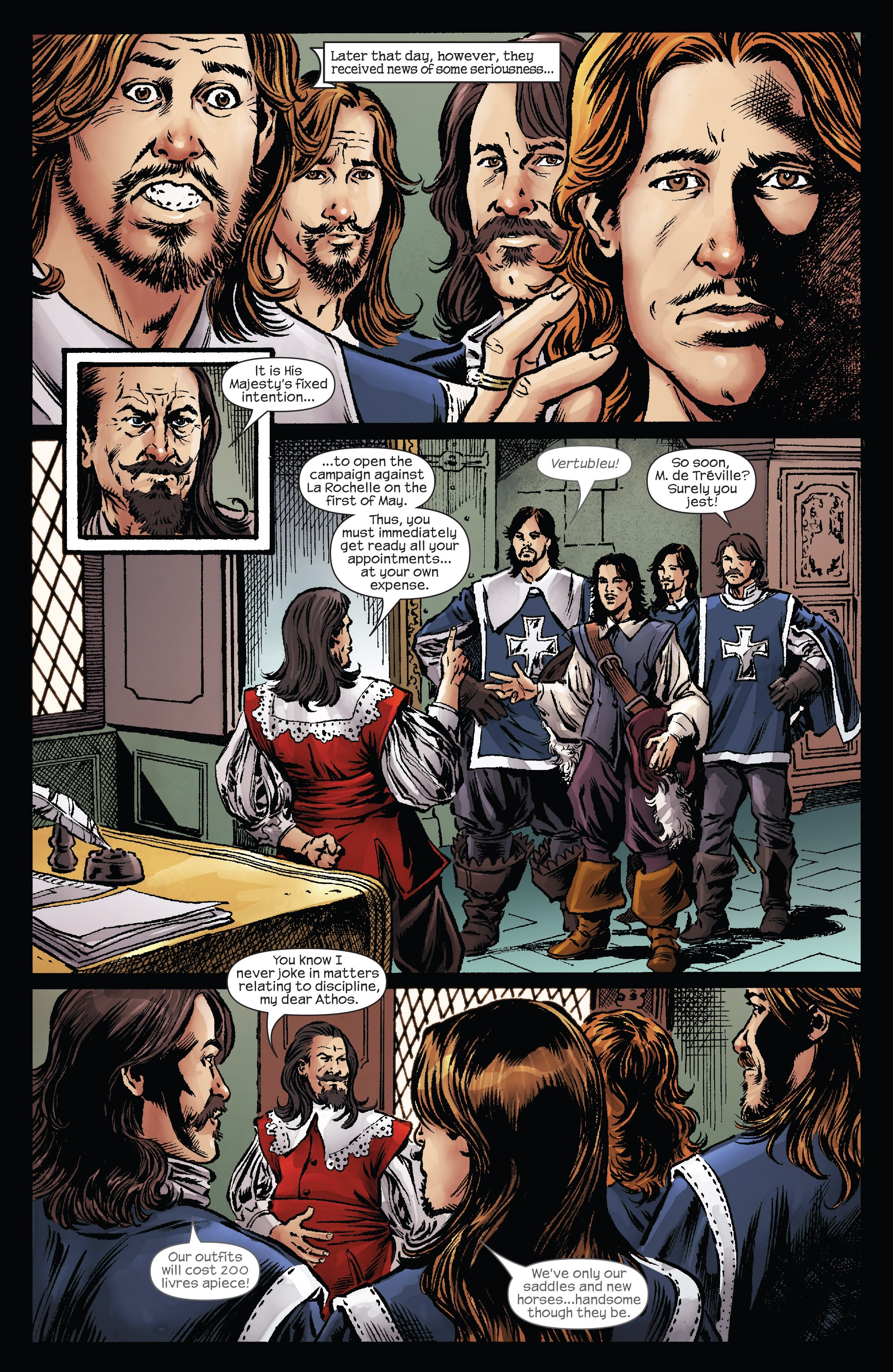 Read online Marvel Illustrated: The Three Musketeers comic -  Issue #4 - 3