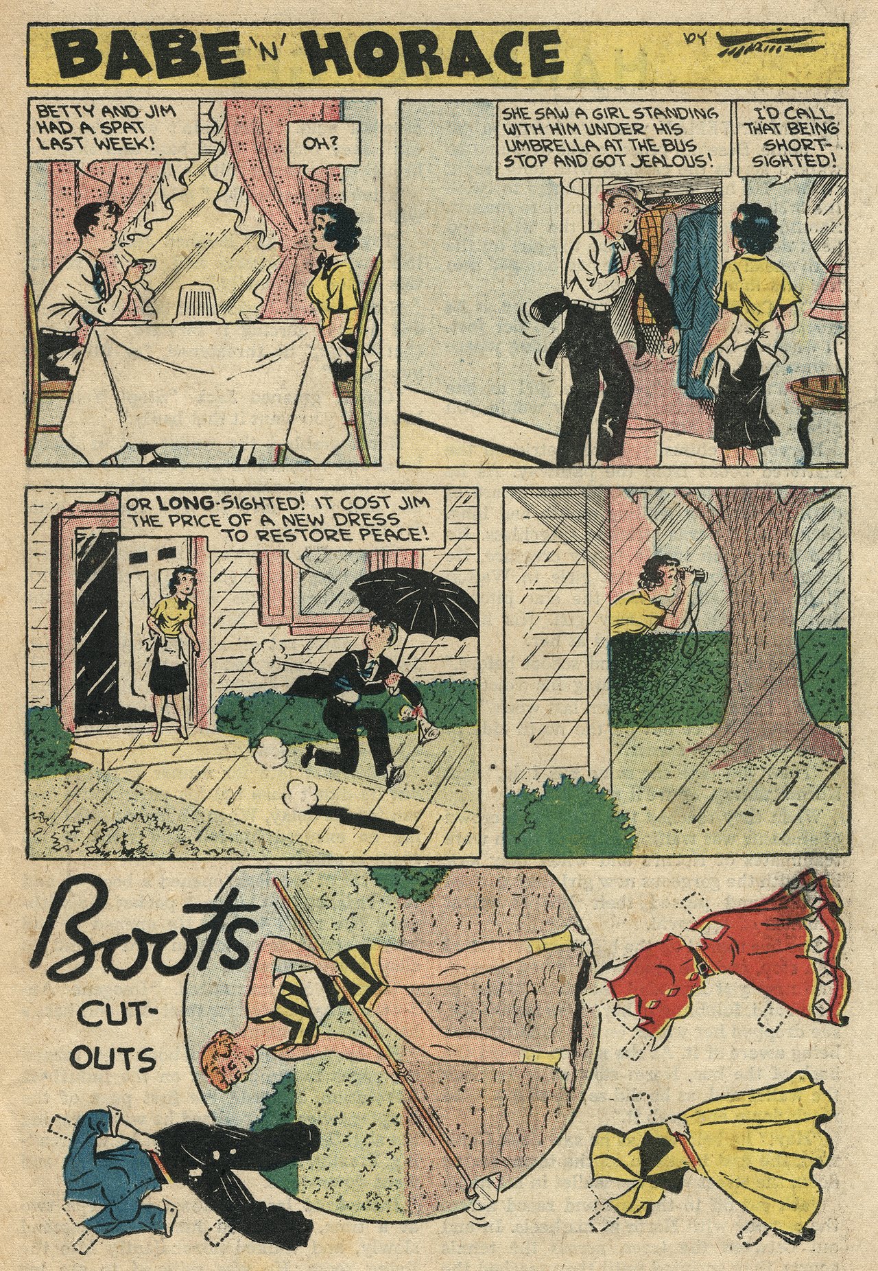 Read online Boots and Her Buddies (1955) comic -  Issue #3 - 19