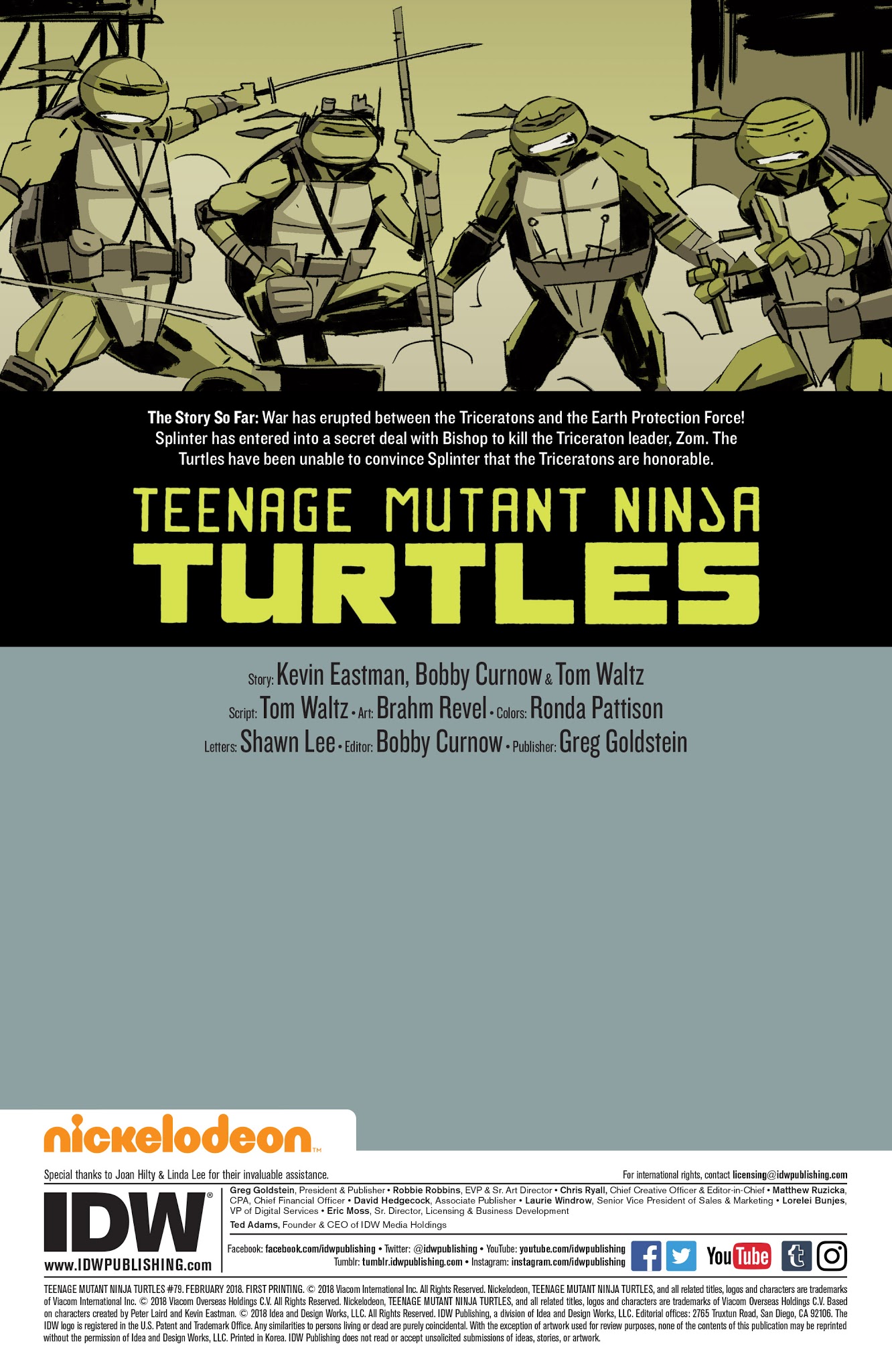 Read online Teenage Mutant Ninja Turtles (2011) comic -  Issue #79 - 2