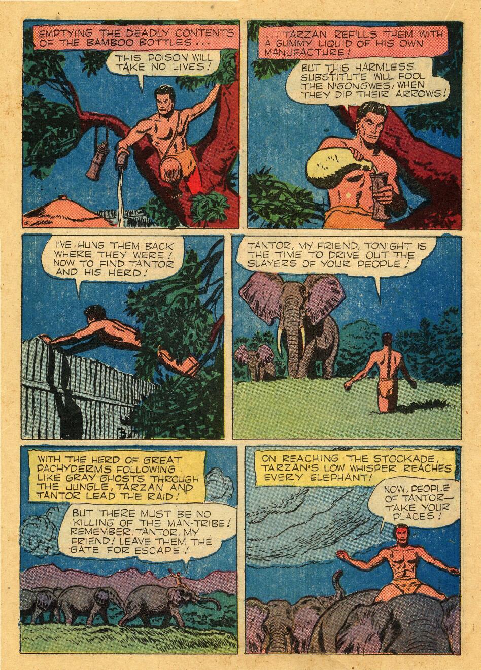 Read online Tarzan (1948) comic -  Issue #90 - 16