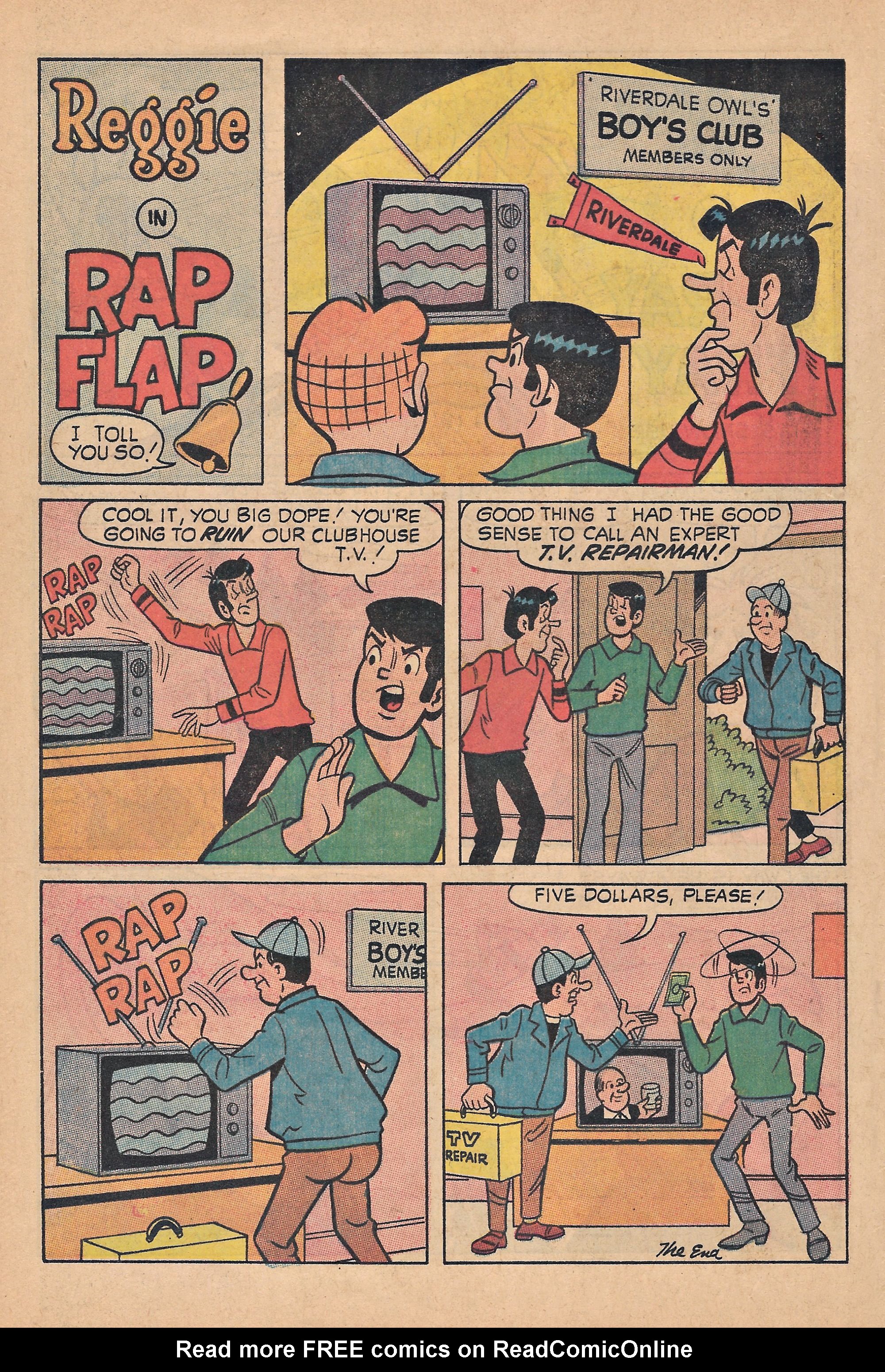 Read online Reggie's Wise Guy Jokes comic -  Issue #12 - 30