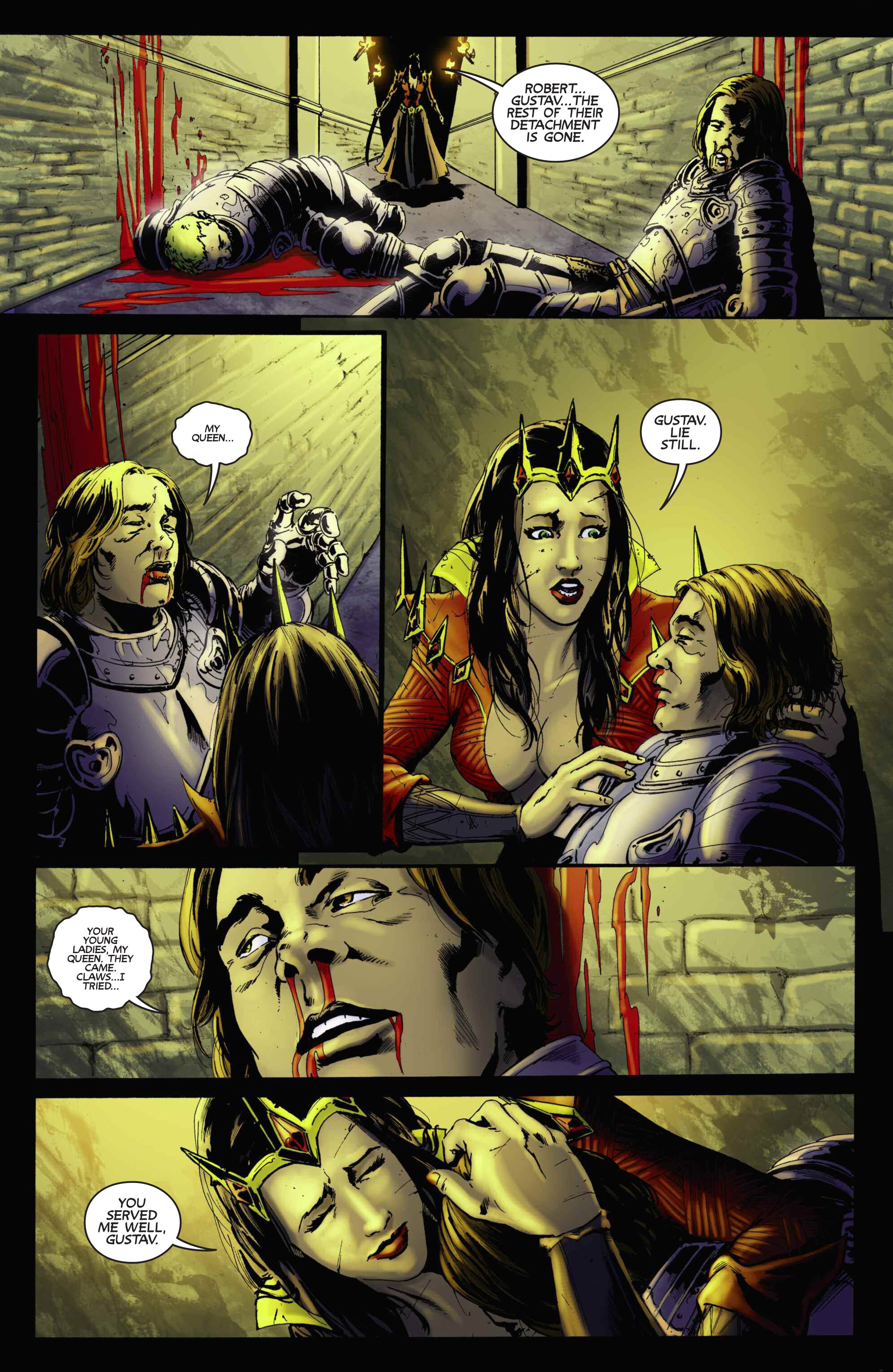 Read online Blood Queen Vs. Dracula comic -  Issue #3 - 20