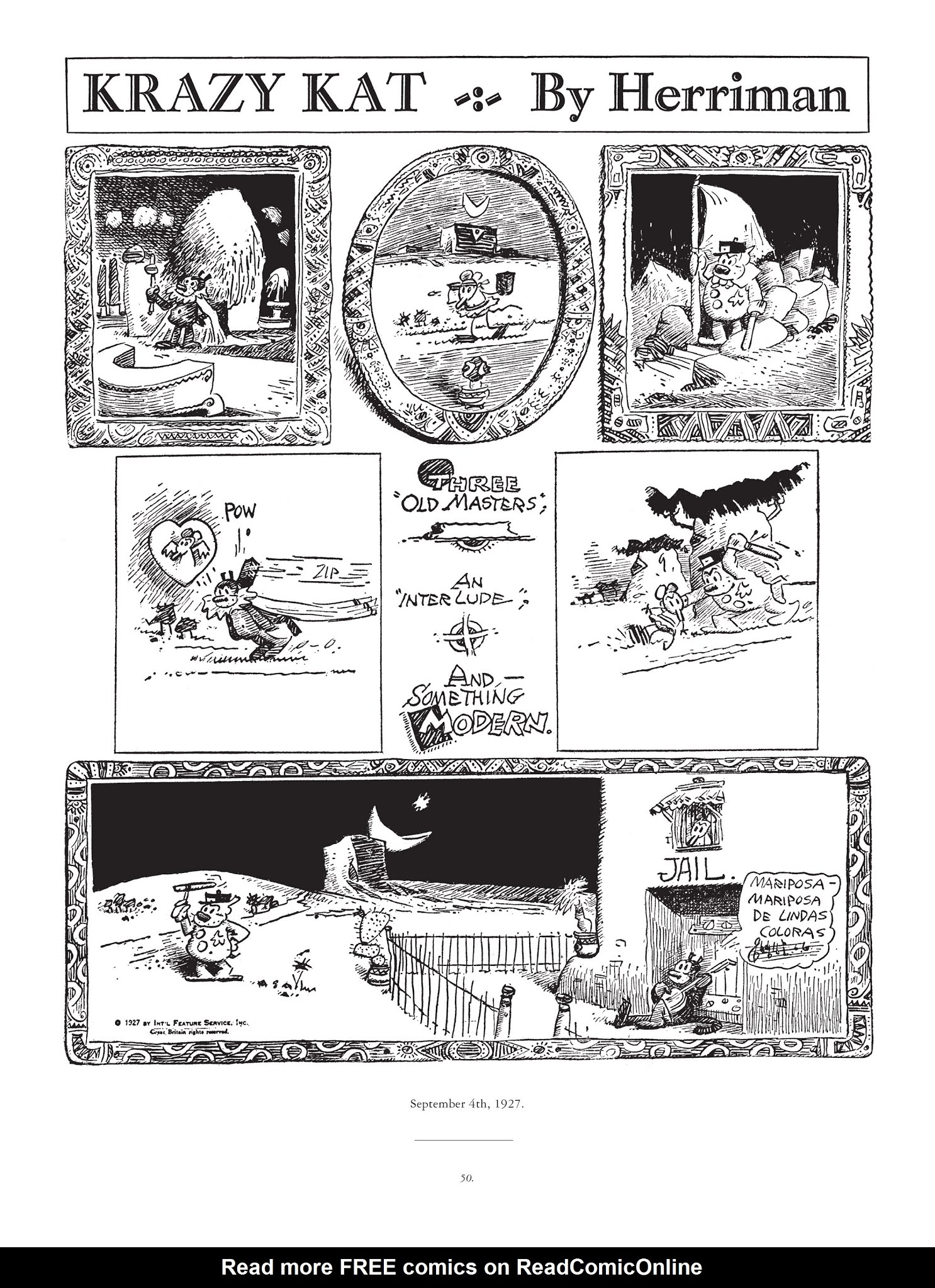 Read online Krazy & Ignatz comic -  Issue # TPB 5 - 50