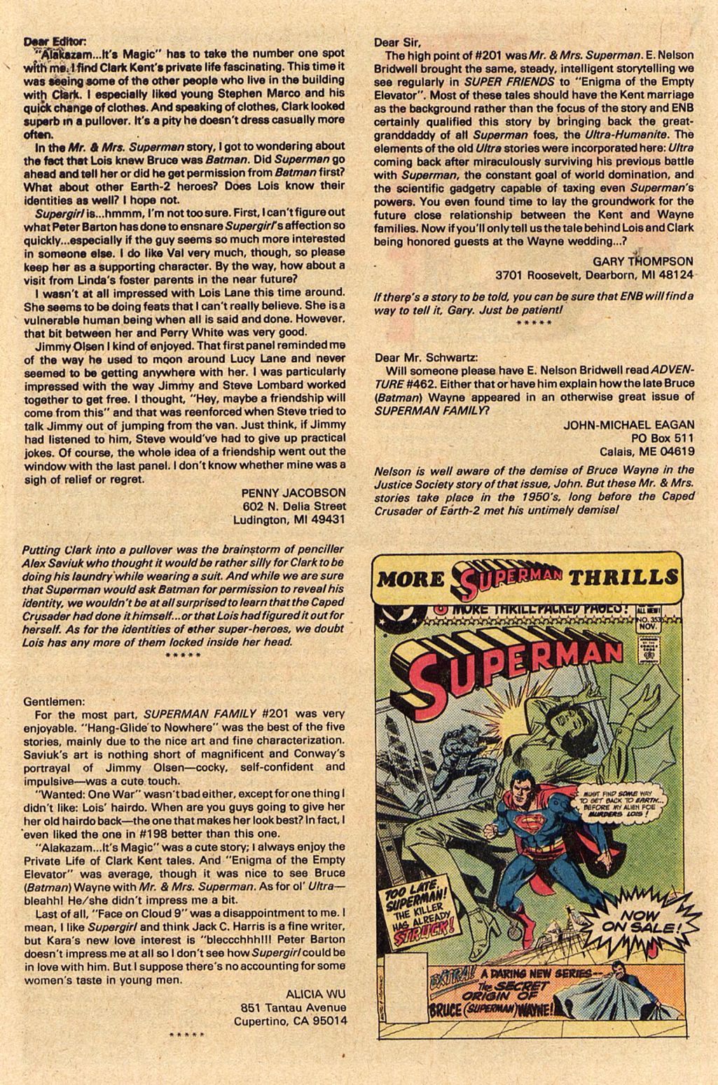 Read online The Superman Family comic -  Issue #204 - 49