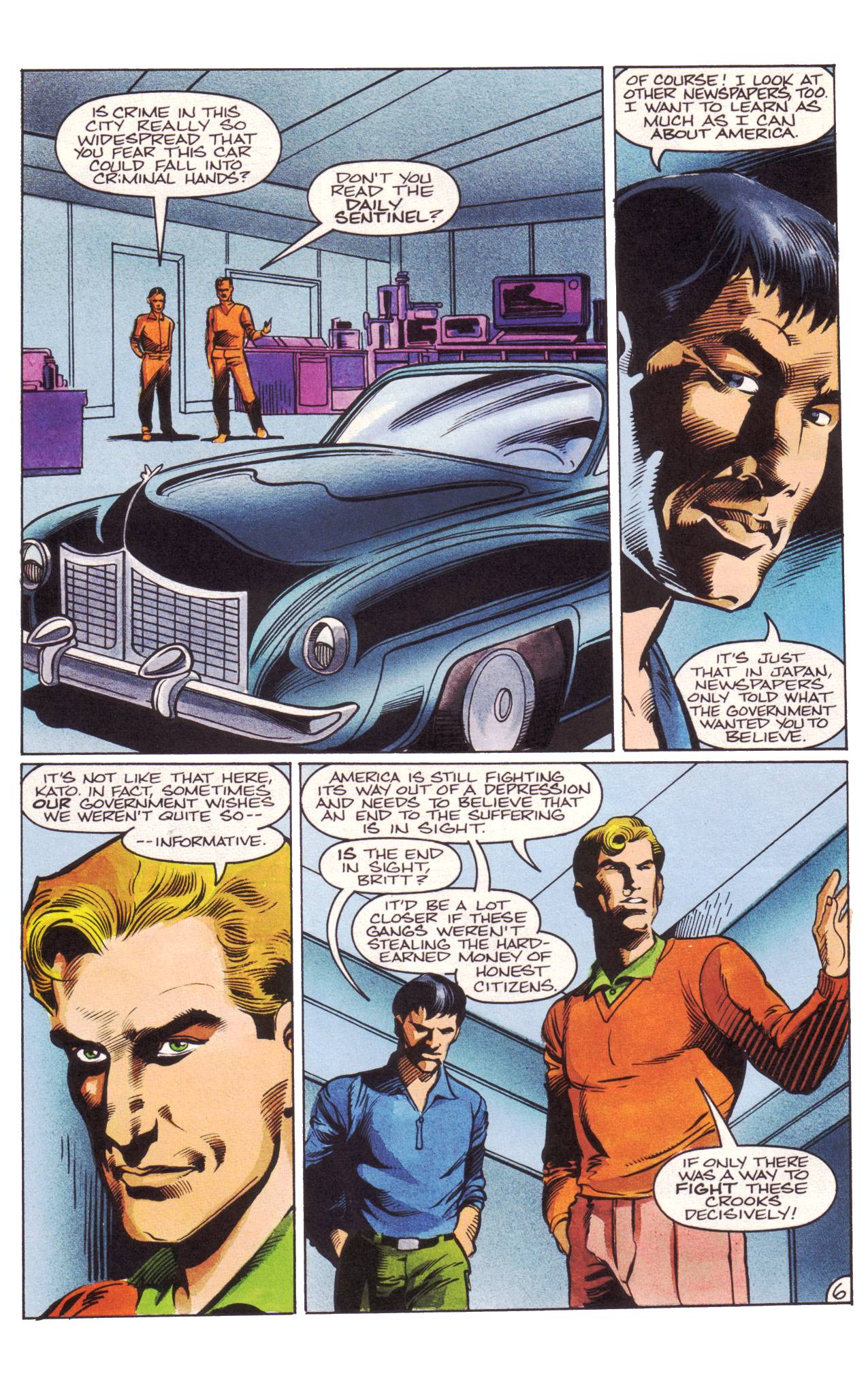 Read online Tales of the Green Hornet (1991) comic -  Issue #2 - 7