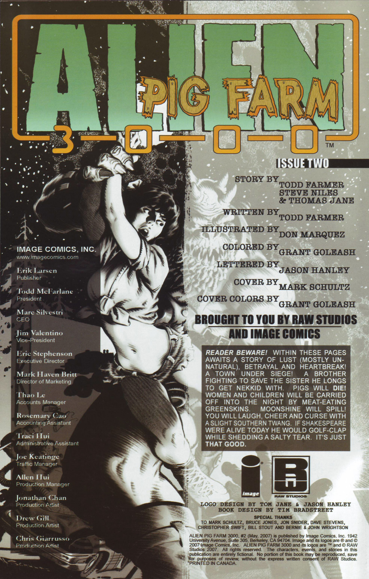 Read online Alien Pig Farm 3000 comic -  Issue #2 - 2