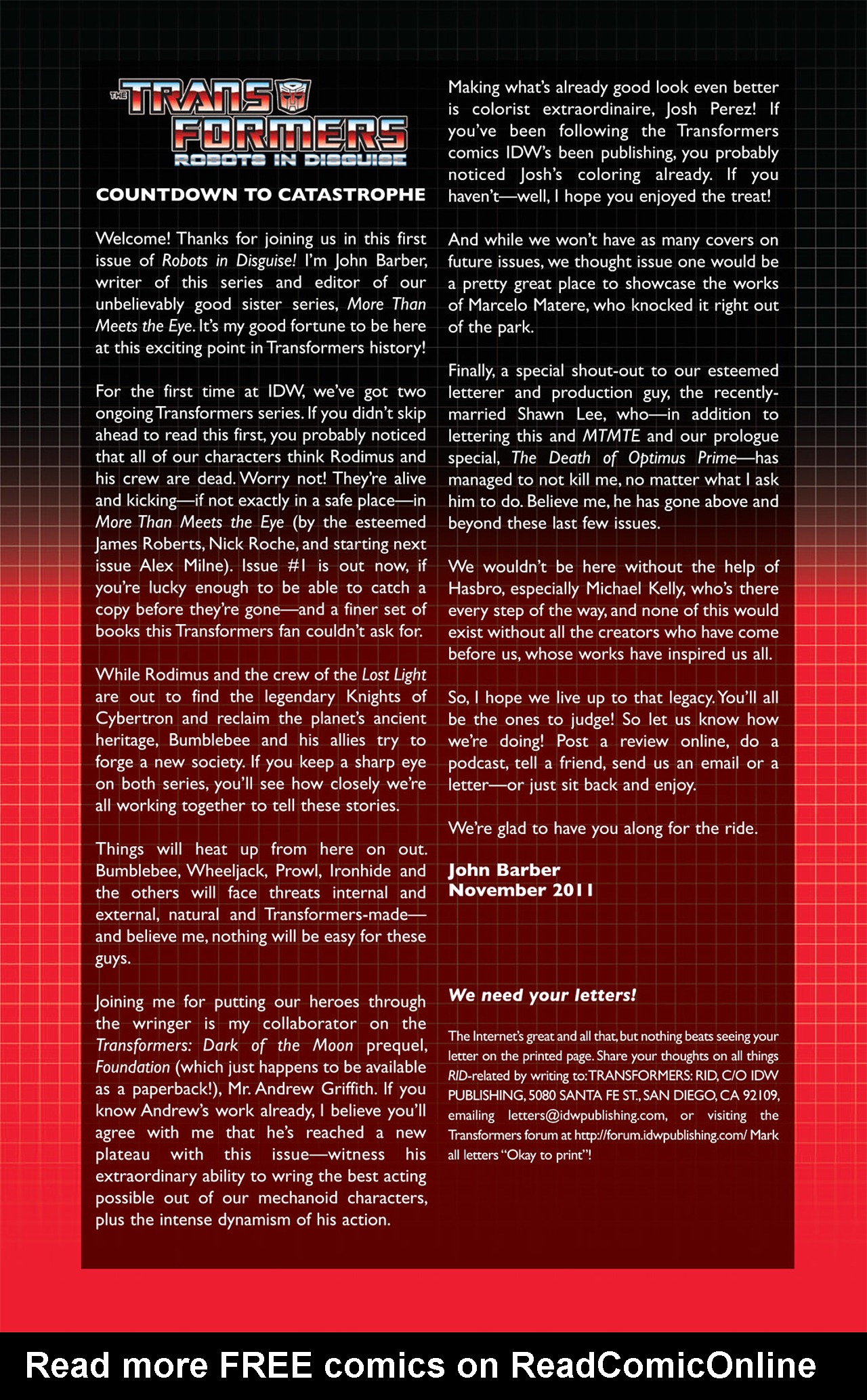 Read online Transformers: Robots In Disguise (2012) comic -  Issue #1 - 29