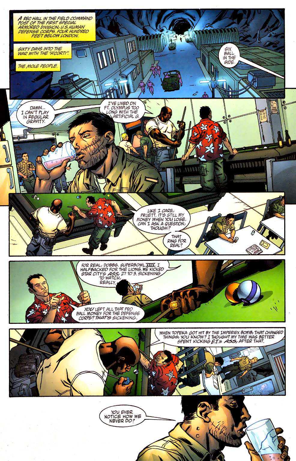 Read online Human Defense Corps comic -  Issue #3 - 2