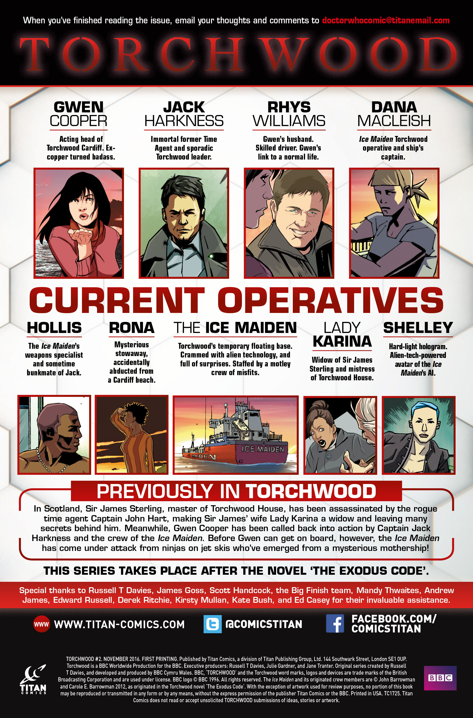 Read online Torchwood comic -  Issue #2 - 2