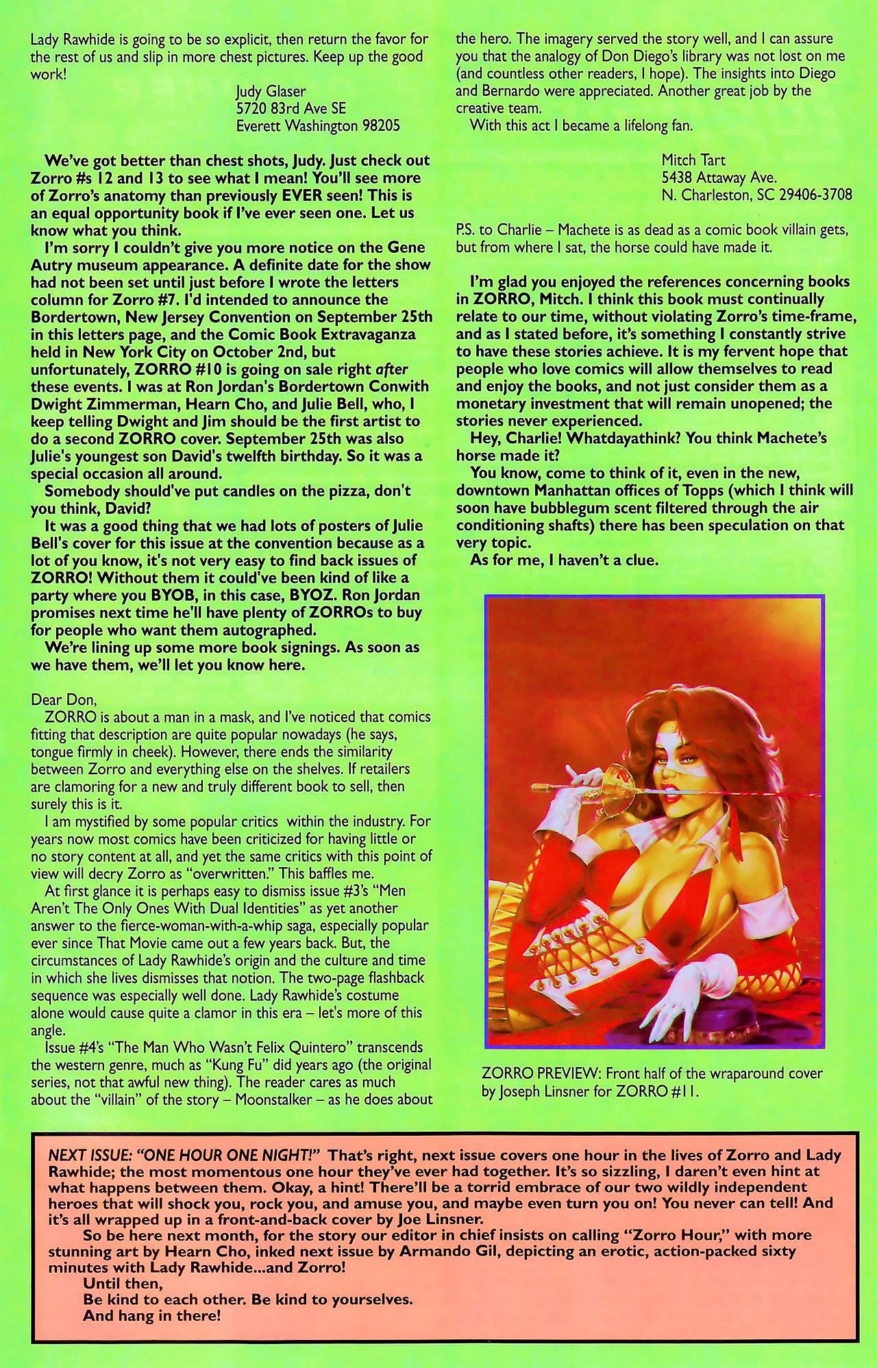 Read online Zorro (1993) comic -  Issue #10 - 29