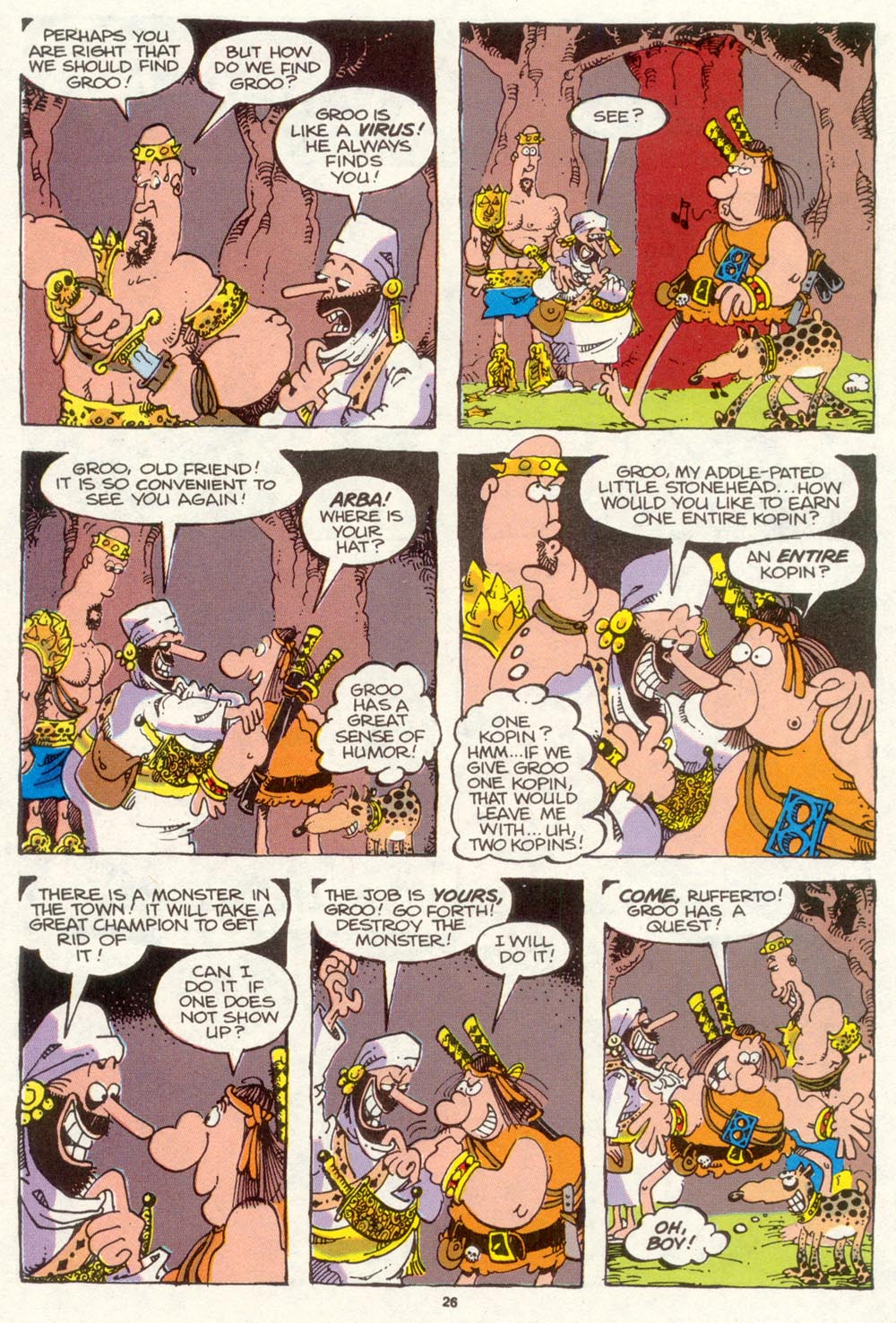 Read online Sergio Aragonés Groo the Wanderer comic -  Issue #89 - 27