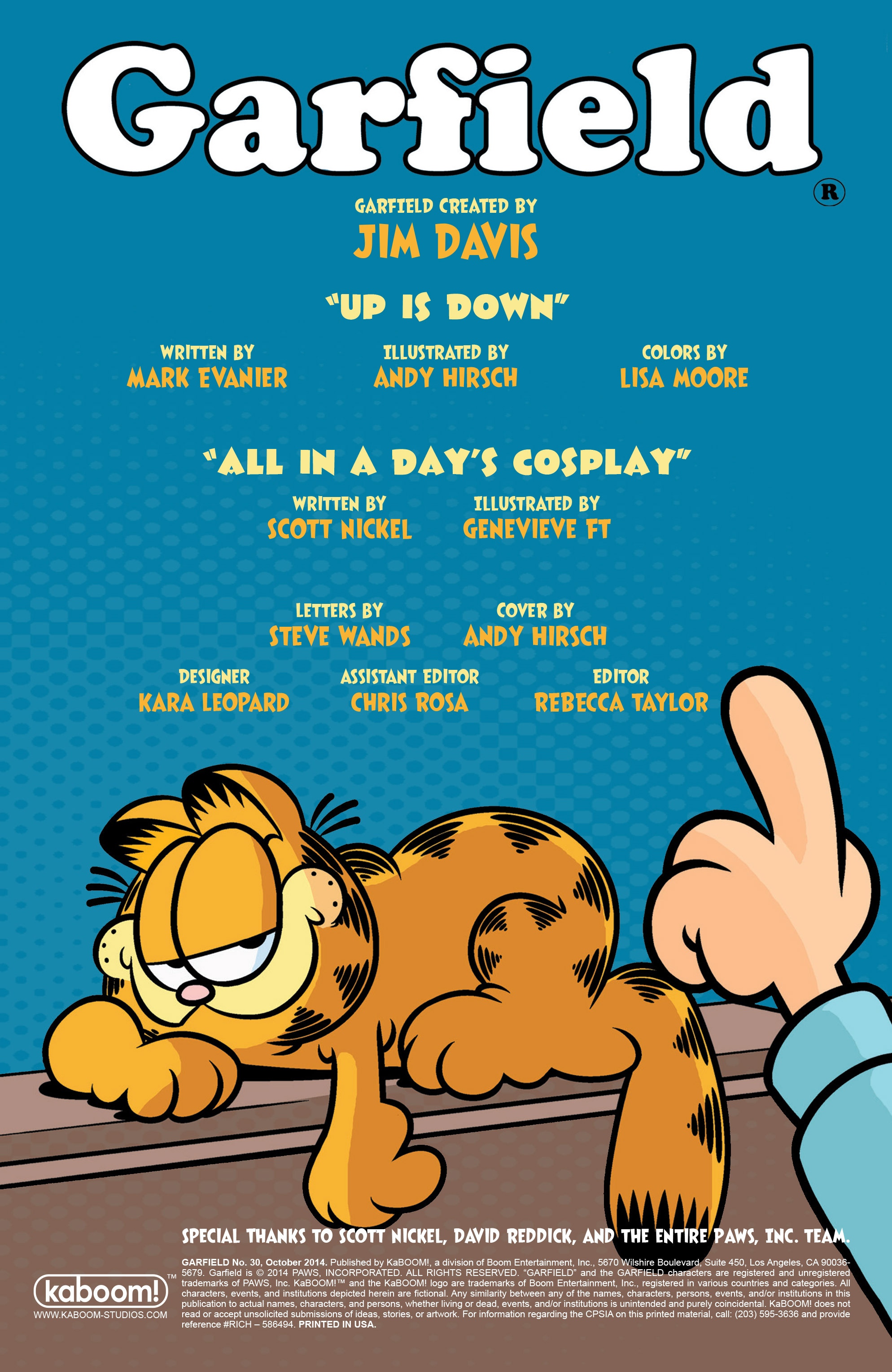 Read online Garfield comic Issue 30