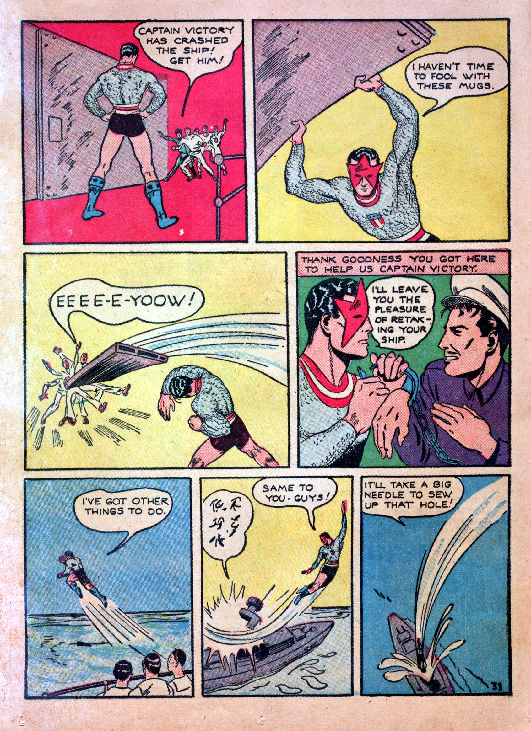 Read online Our Flag Comics comic -  Issue #1 - 33