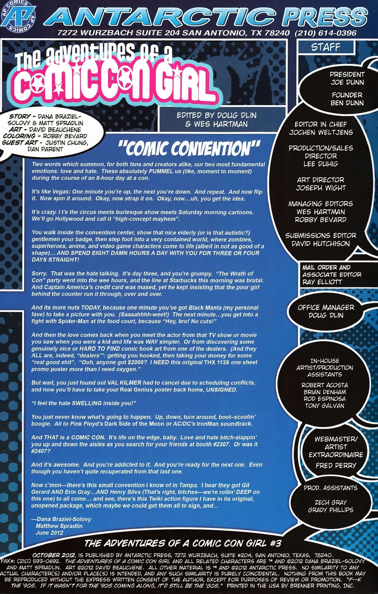 Read online The Adventures of a Comic Con Girl comic -  Issue #3 - 2