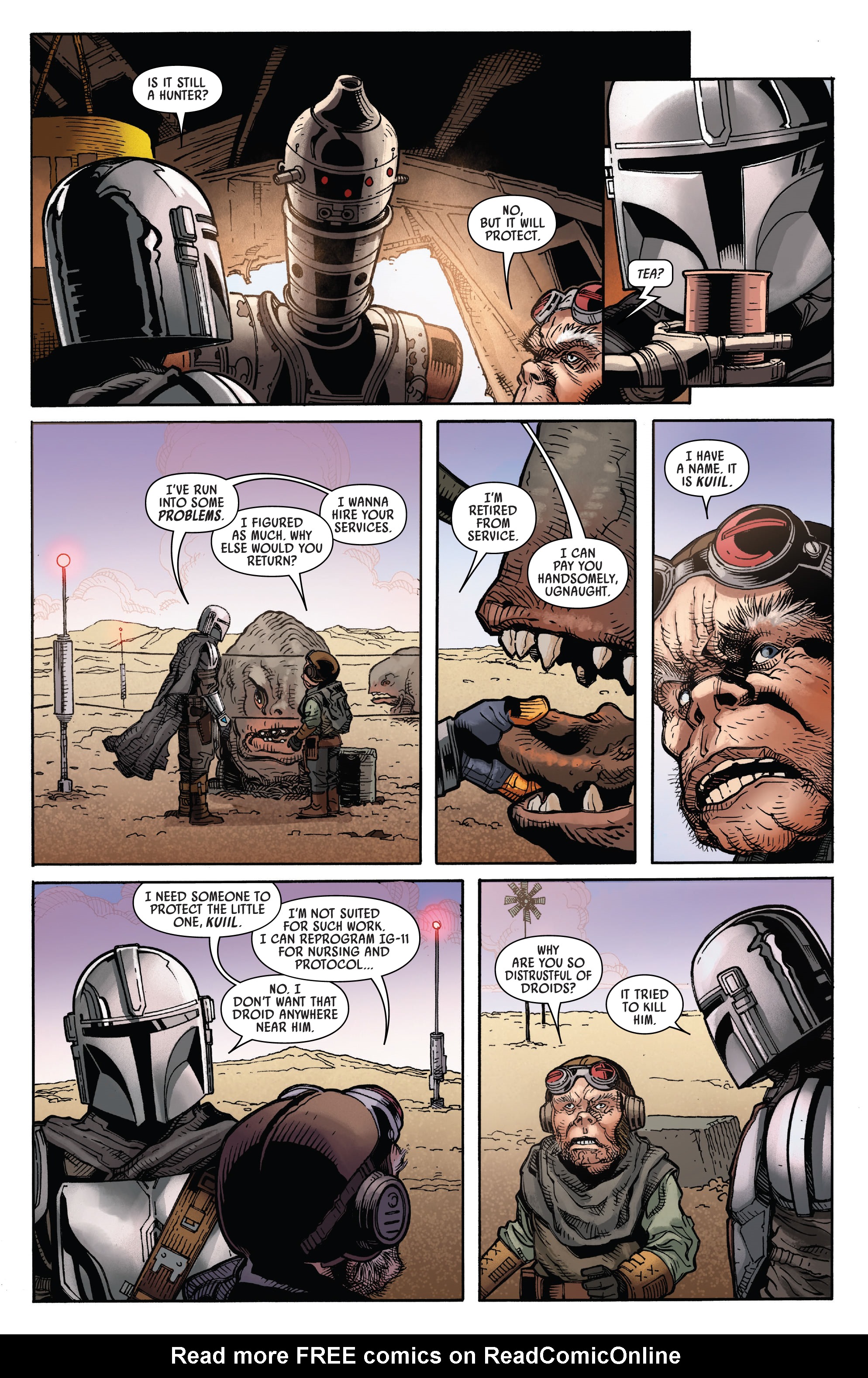 Read online Star Wars: The Mandalorian comic -  Issue #7 - 11