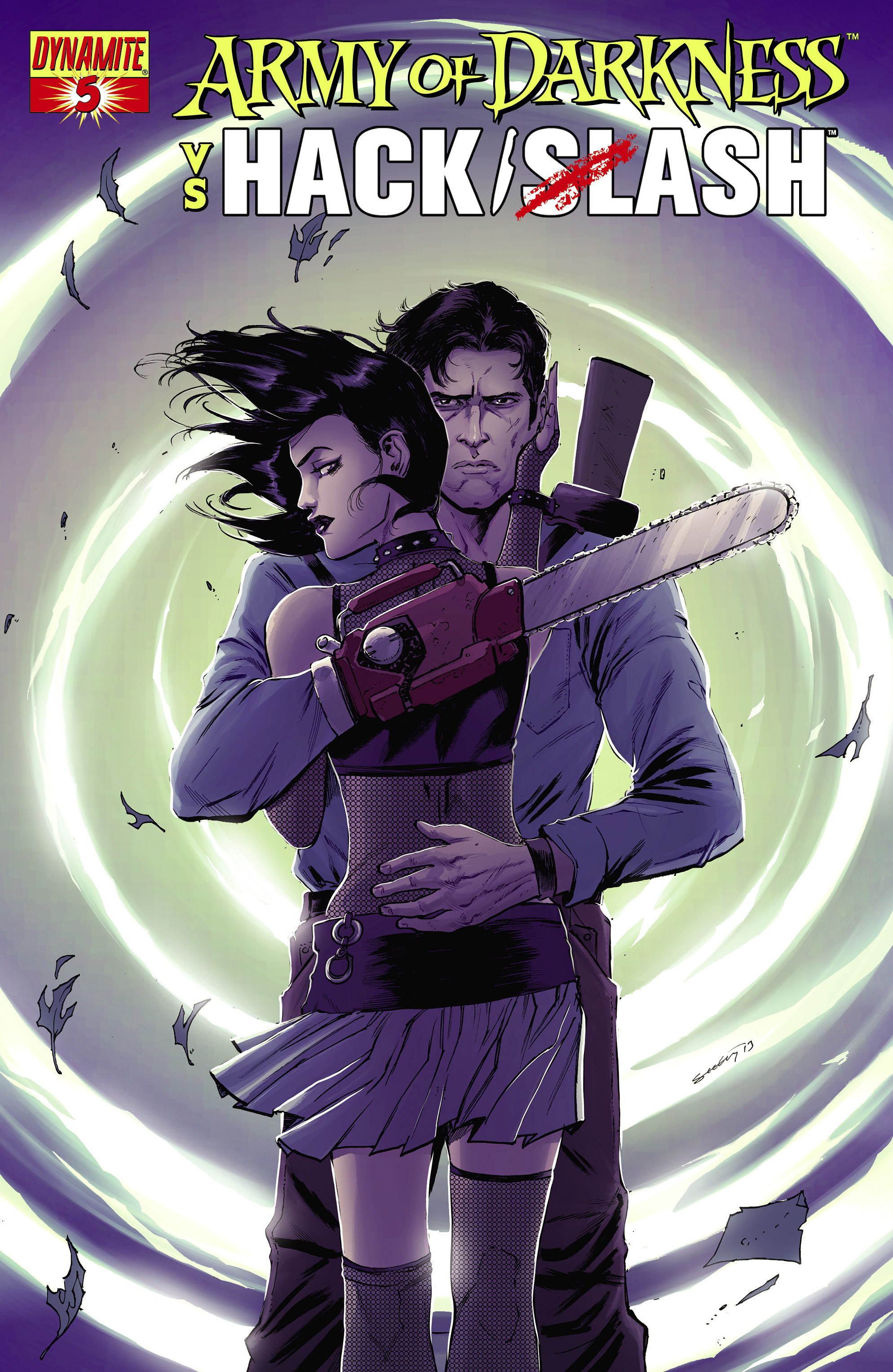 Read online Army of Darkness vs. Hack/Slash comic -  Issue #5 - 2