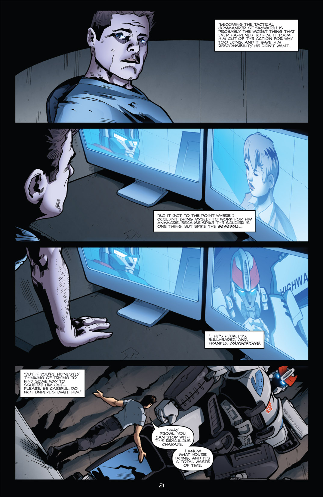 Read online The Transformers (2009) comic -  Issue #27 - 24