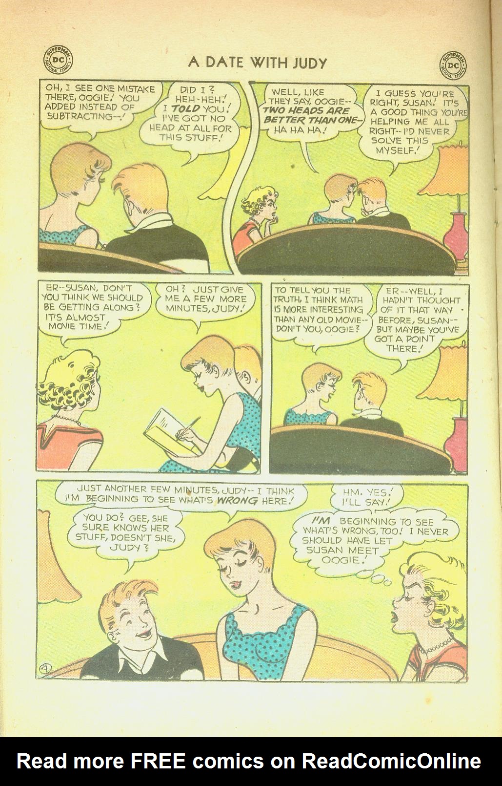Read online A Date with Judy comic -  Issue #57 - 14