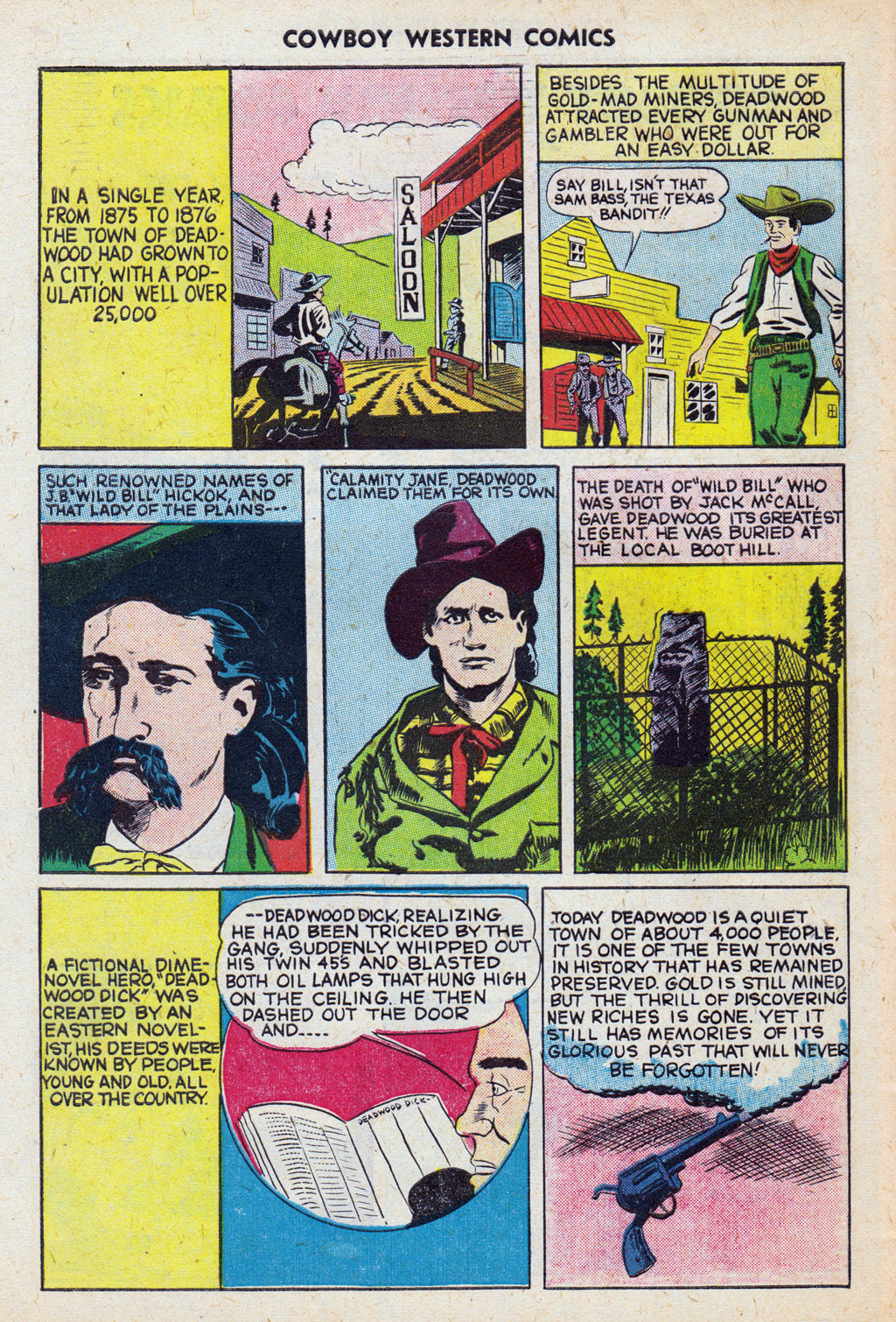 Read online Cowboy Western Comics (1948) comic -  Issue #27 - 34