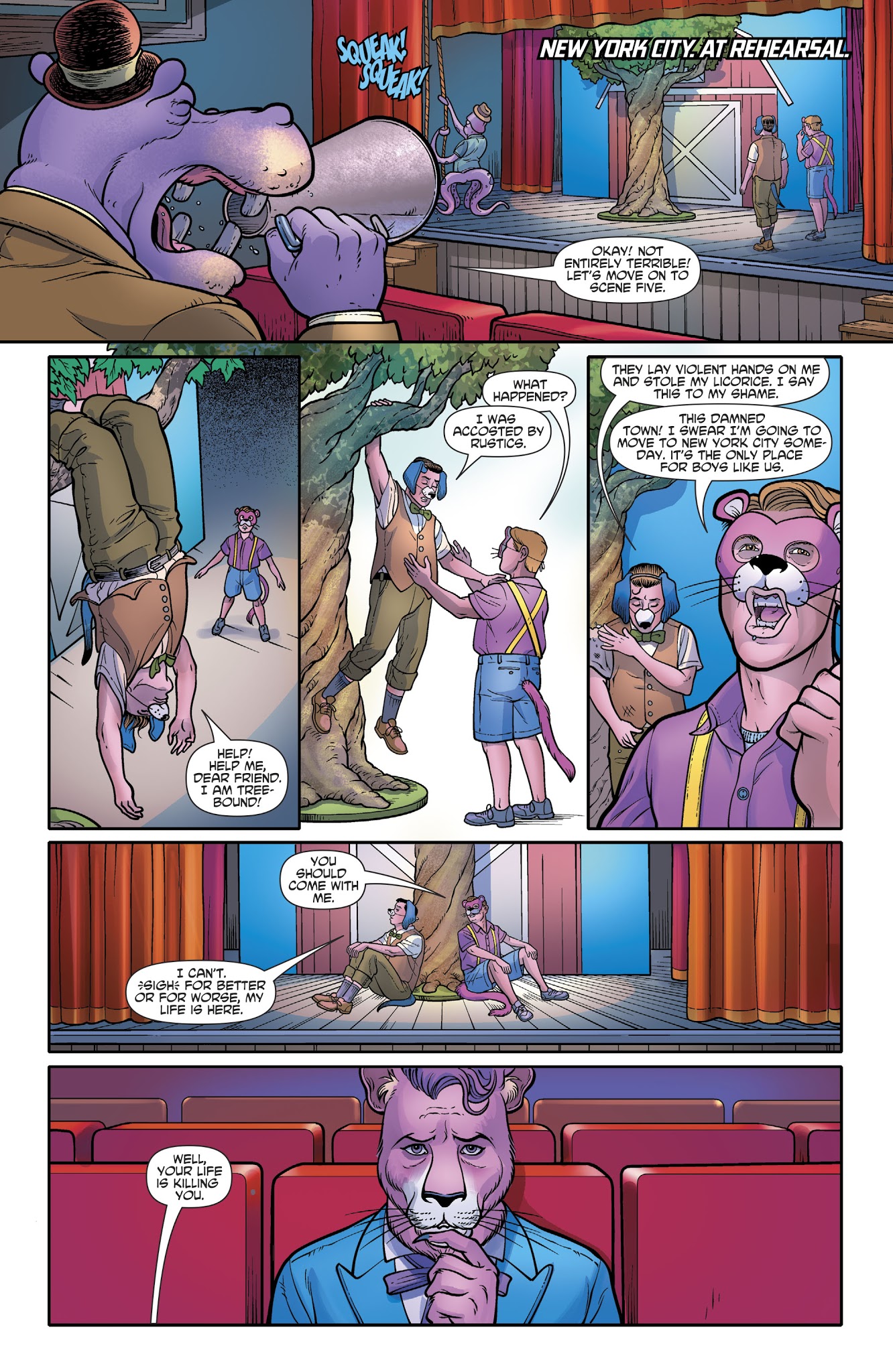 Read online Exit Stage Left: The Snagglepuss Chronicles comic -  Issue #4 - 9
