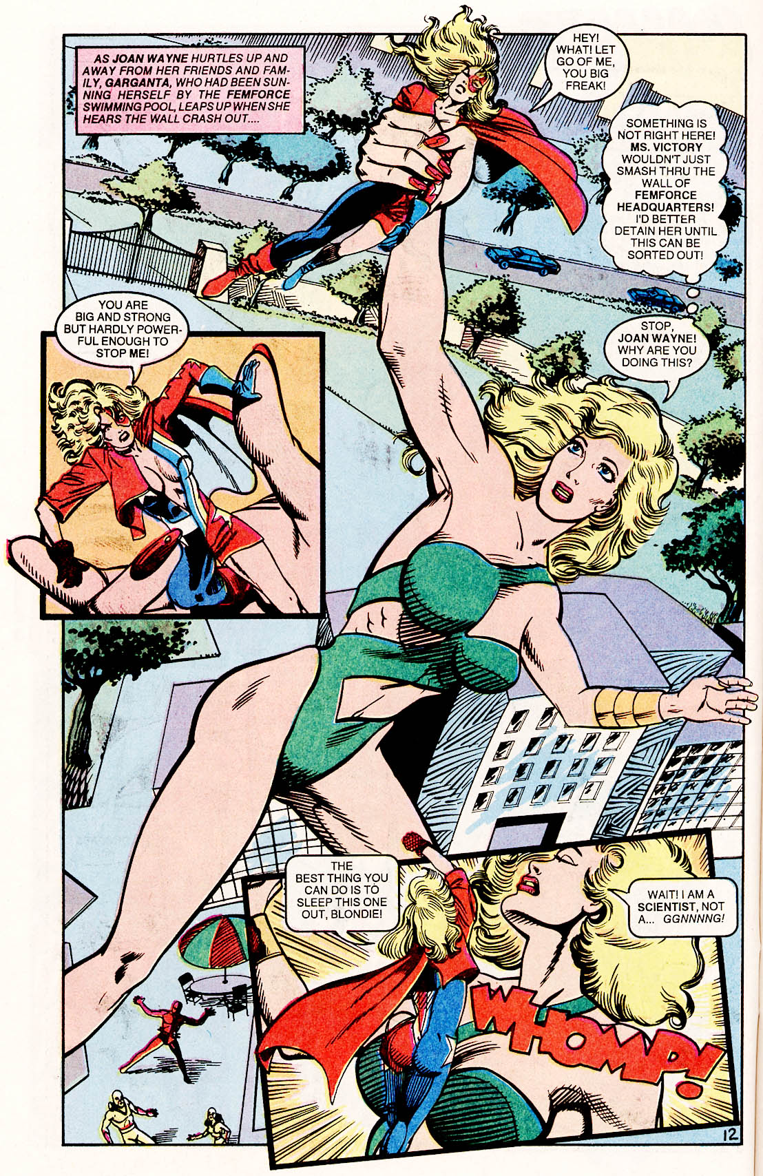 Read online Femforce comic -  Issue #50 - 60