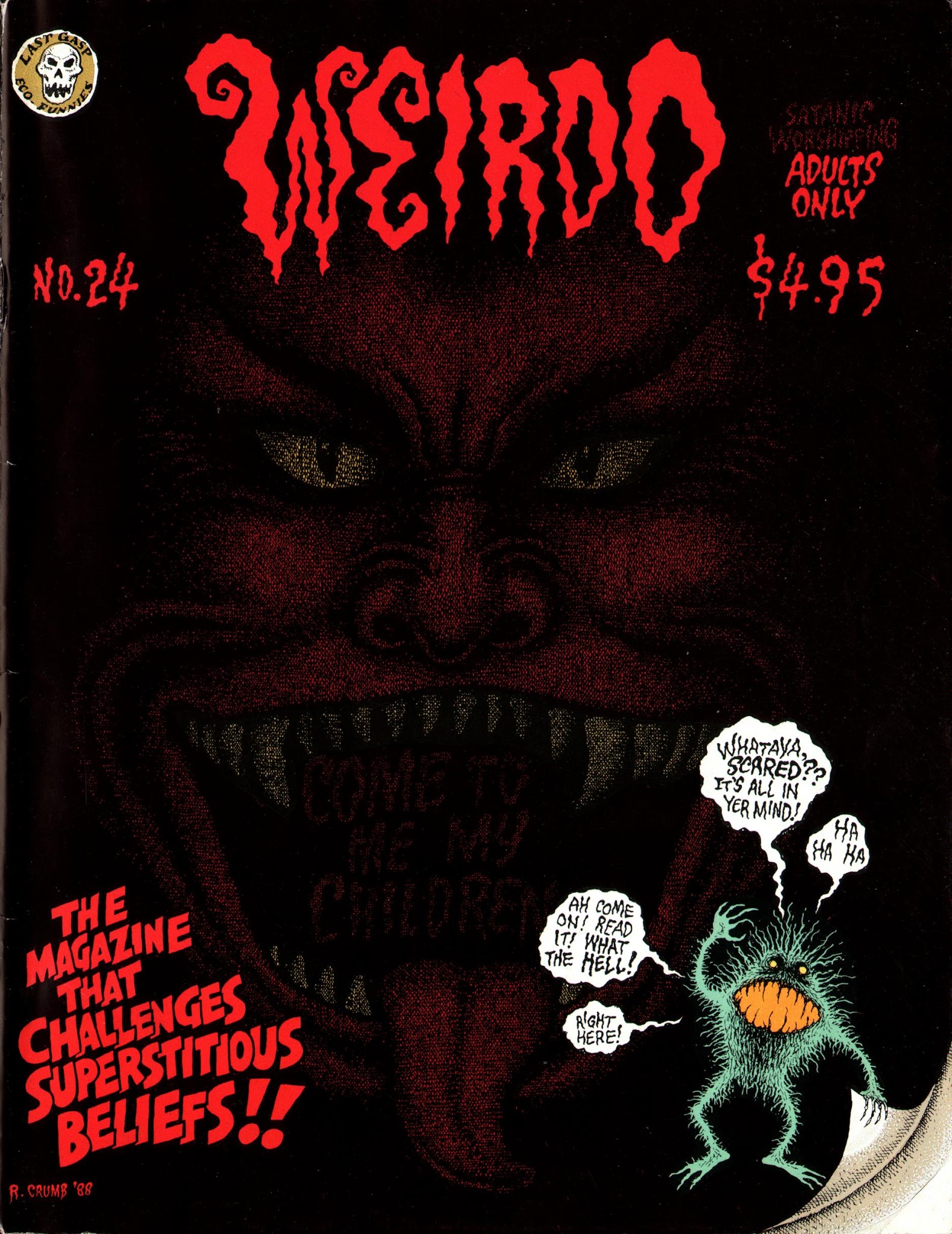 Read online Weirdo comic -  Issue #24 - 1