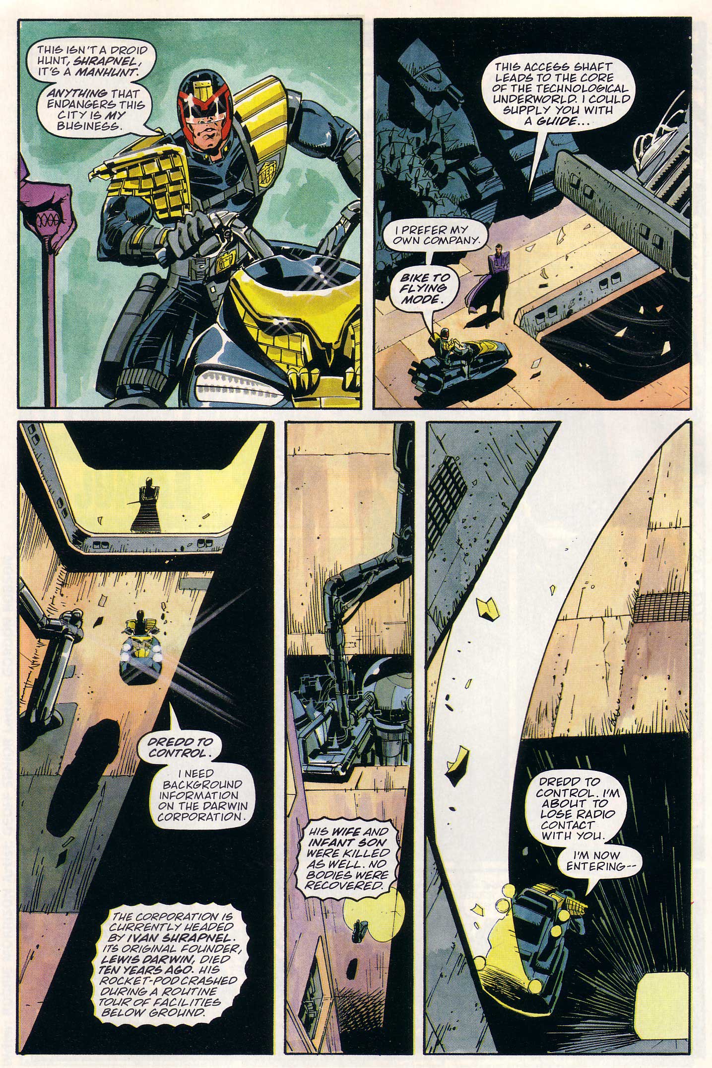 Read online Judge Dredd Lawman of the Future comic -  Issue #15 - 19