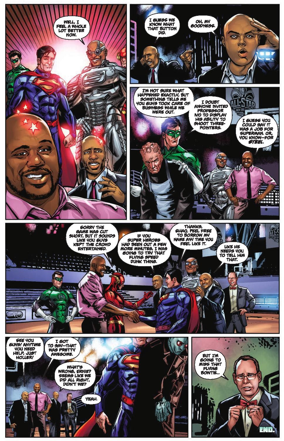 Read online The Justice League Goes Inside the NBA-All Star Edition comic -  Issue # Full - 14