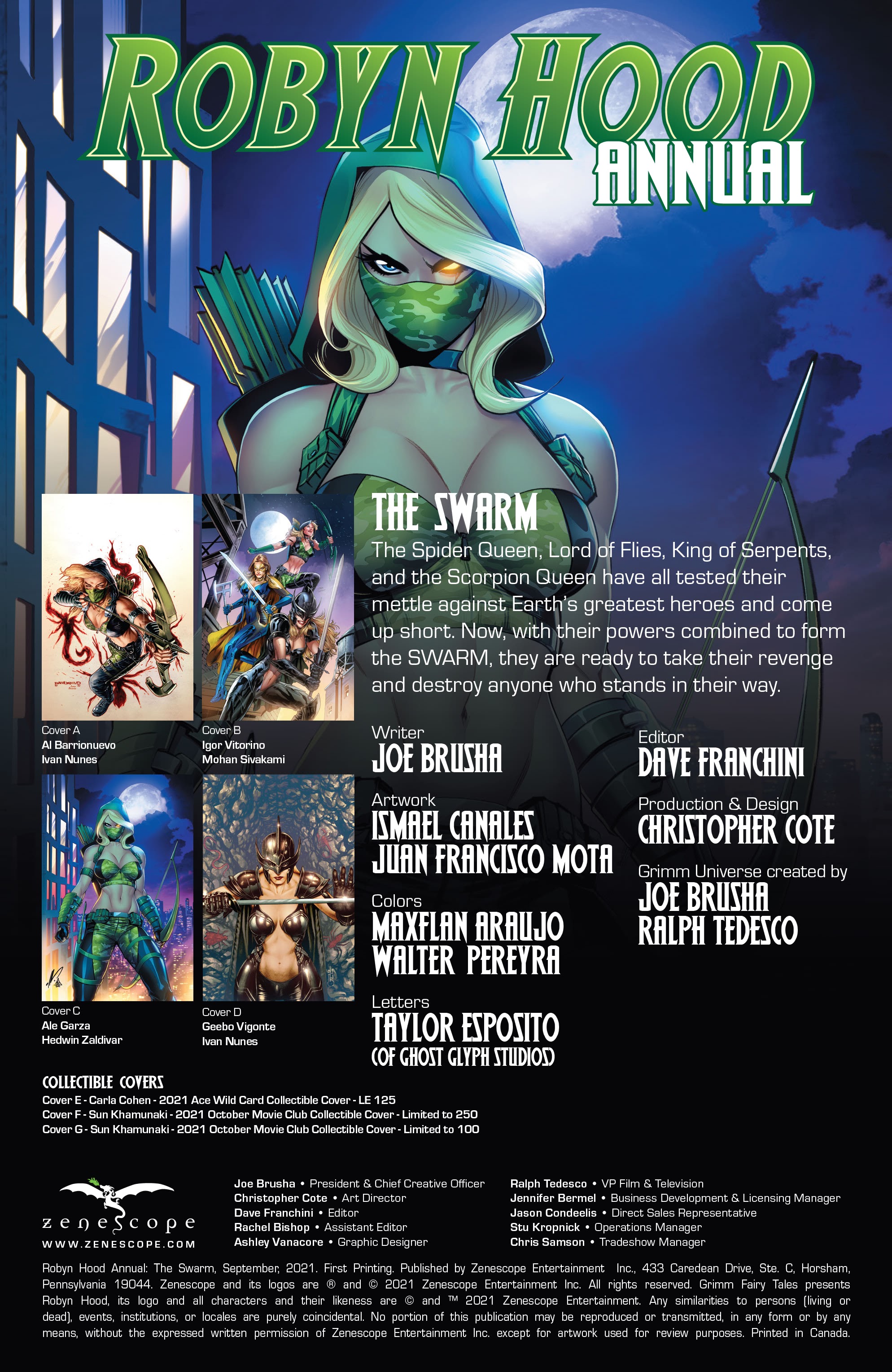 Read online Robyn Hood Annual: The Swarm comic -  Issue # Full - 2