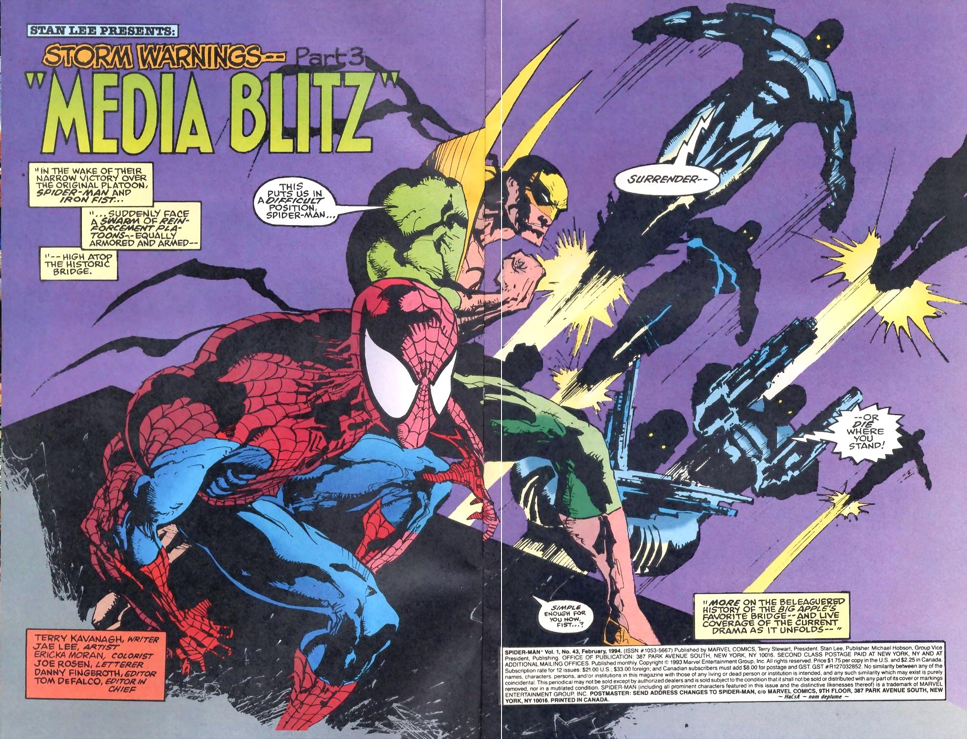 Read online Spider-Man (1990) comic -  Issue #43 - Media Blitz - 3