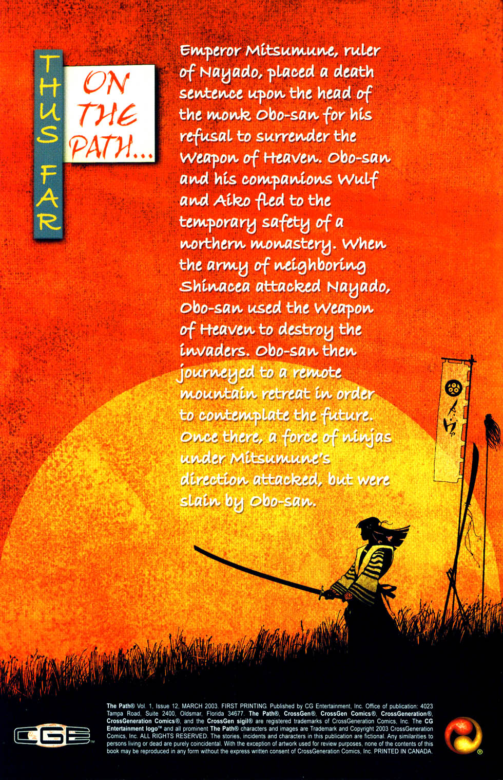 Read online The Path comic -  Issue #12 - 2