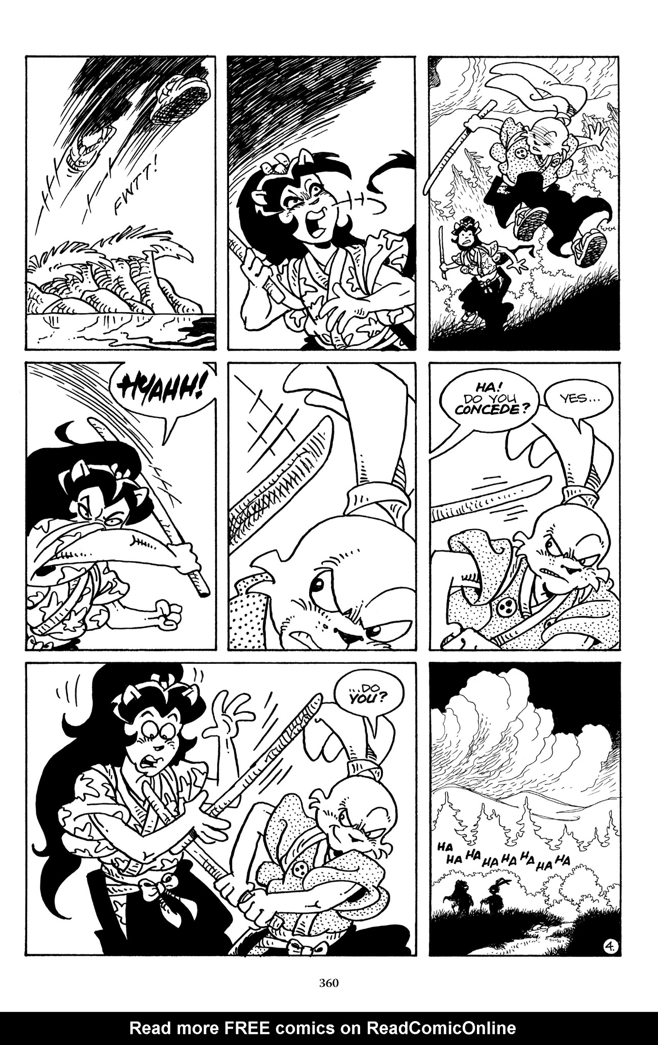 Read online The Usagi Yojimbo Saga comic -  Issue # TPB 5 - 355