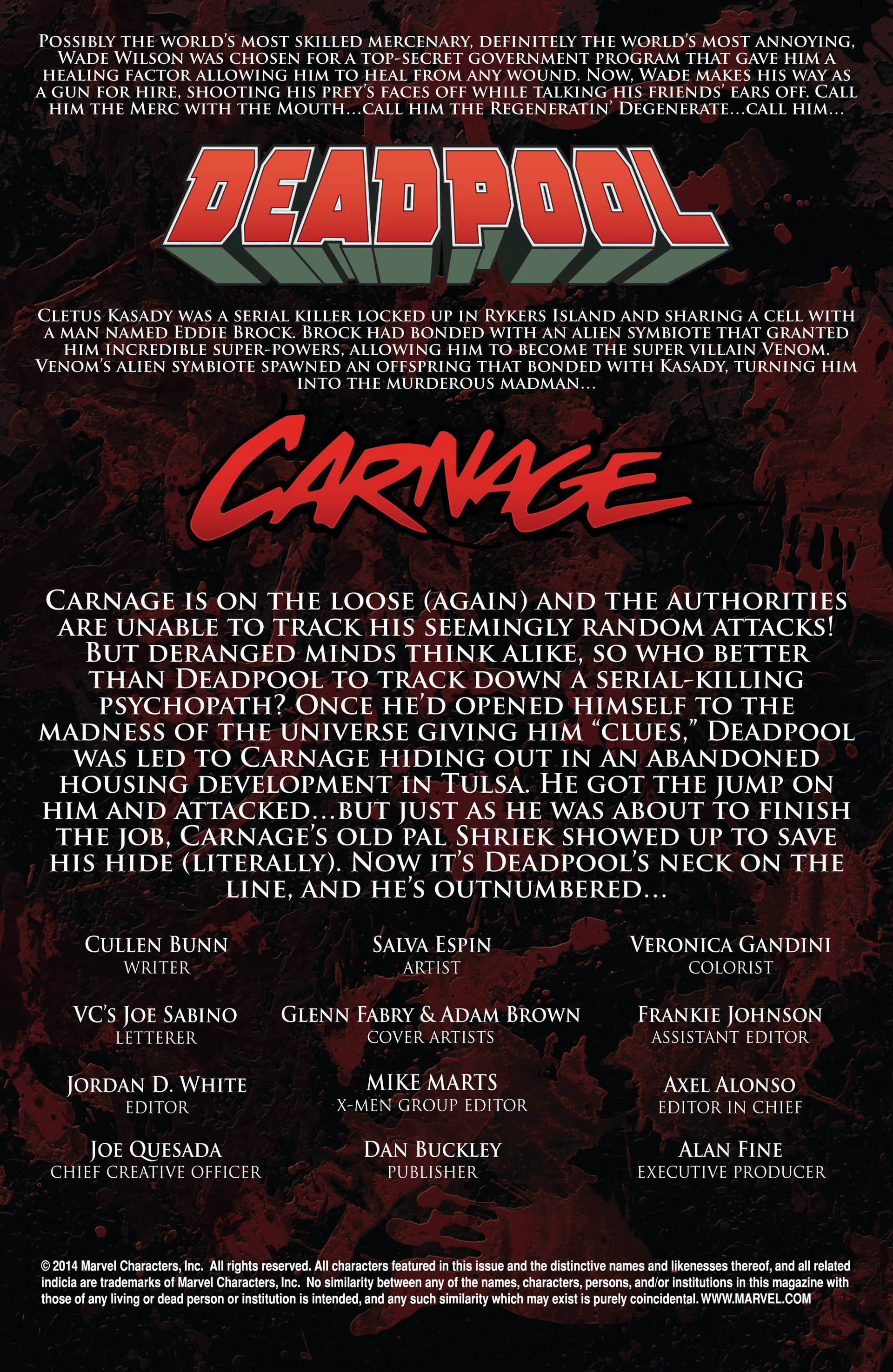 Read online Deadpool vs. Carnage comic -  Issue #2 - 2