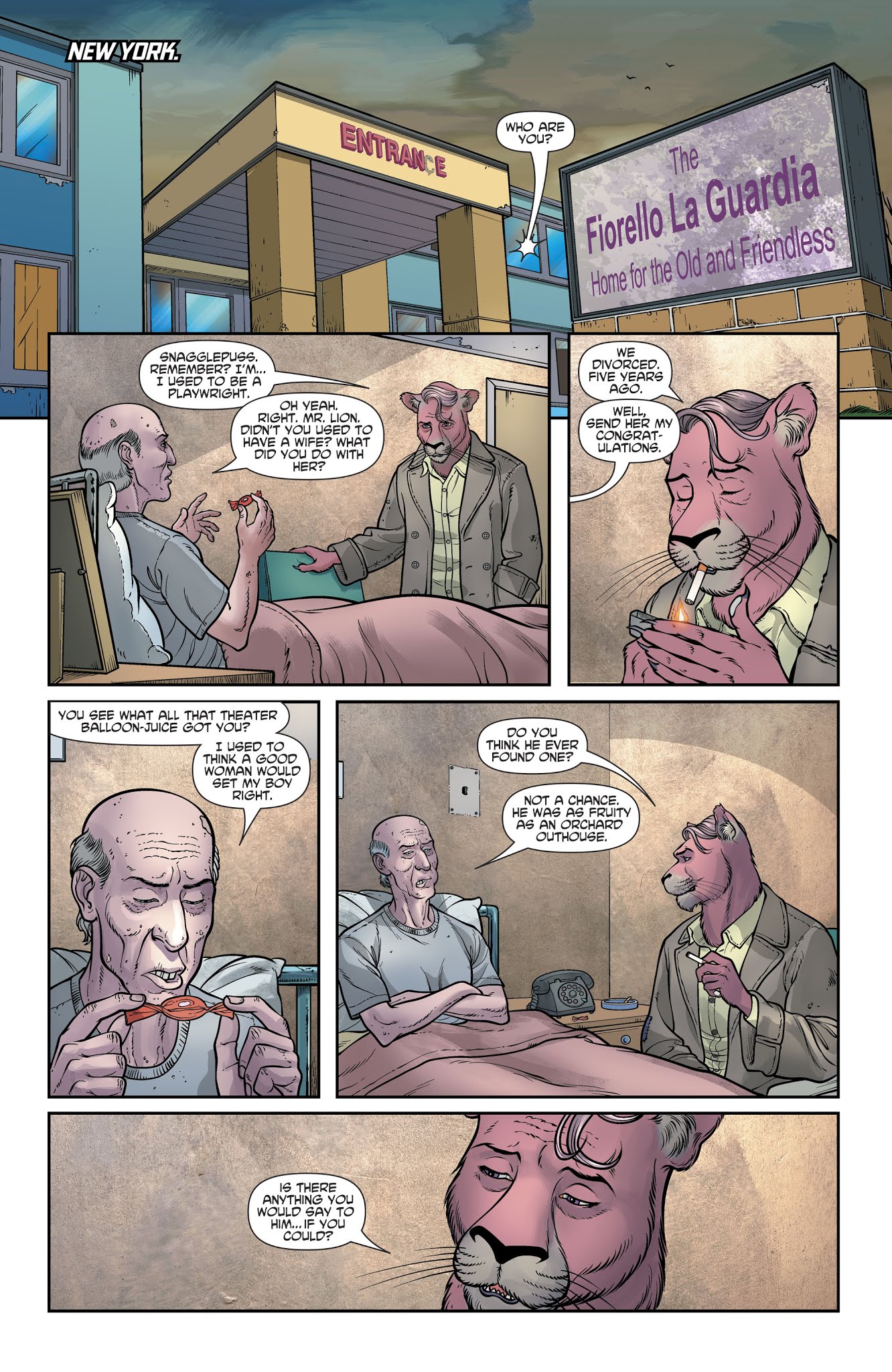 Read online Exit Stage Left: The Snagglepuss Chronicles comic -  Issue #6 - 6