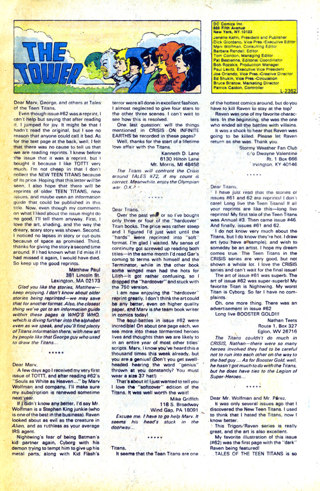 Read online Tales of the Teen Titans comic -  Issue #67 - 24