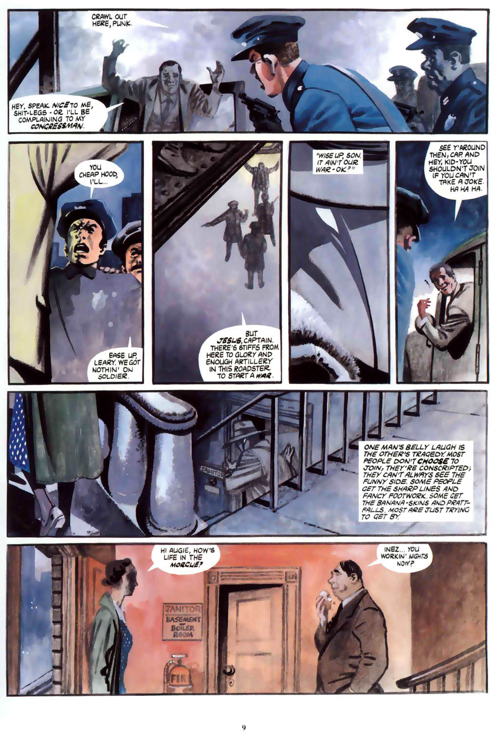 Read online Marvel Graphic Novel comic -  Issue #6 Night Raven - House of Cards - 8