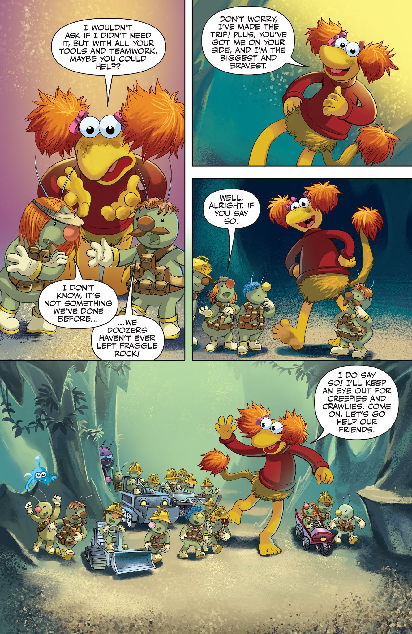 Read online Jim Henson's Fraggle Rock: Journey to the Everspring comic -  Issue #4 - 4