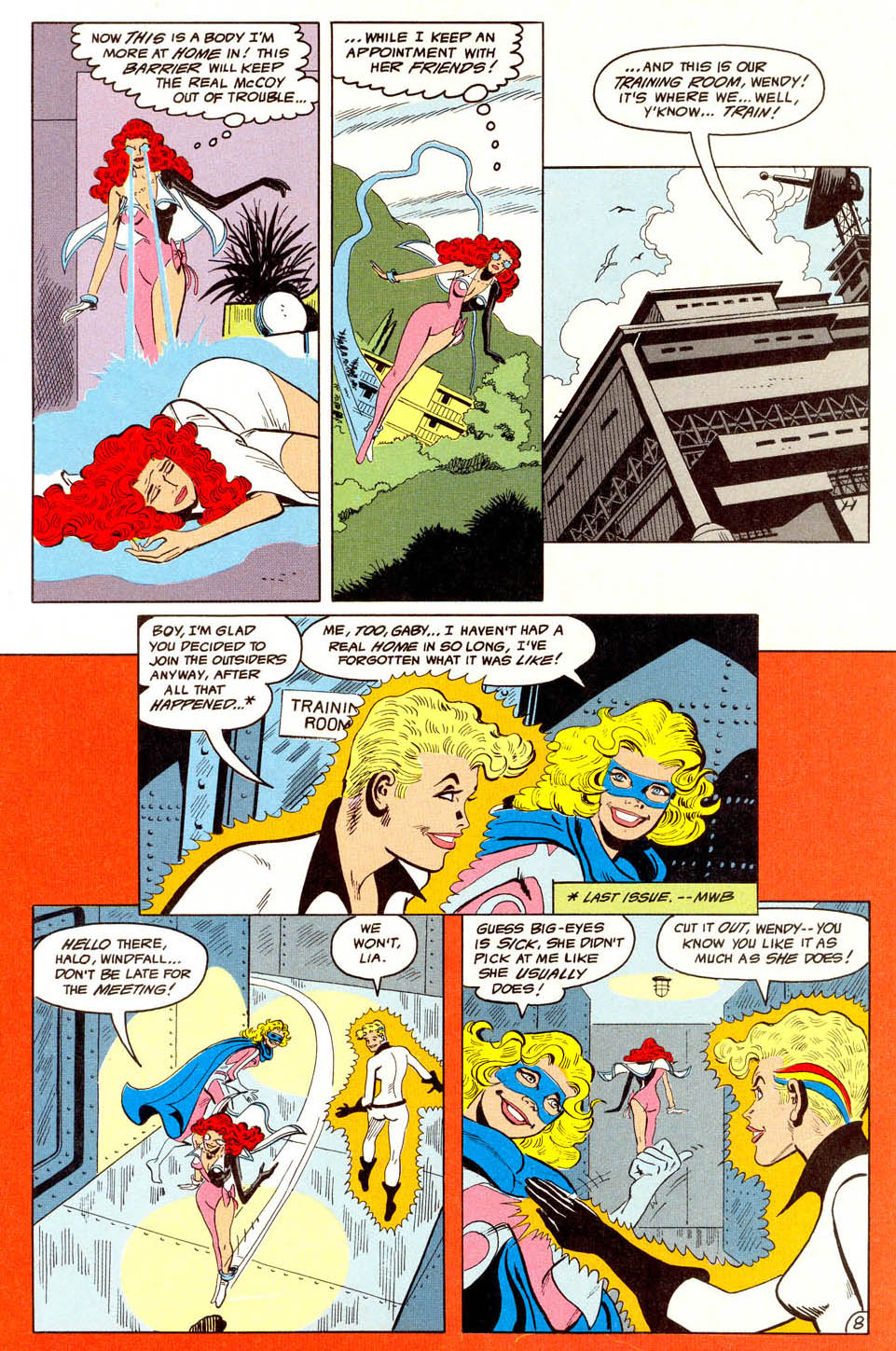 Read online The Outsiders (1985) comic -  Issue #21 - 9