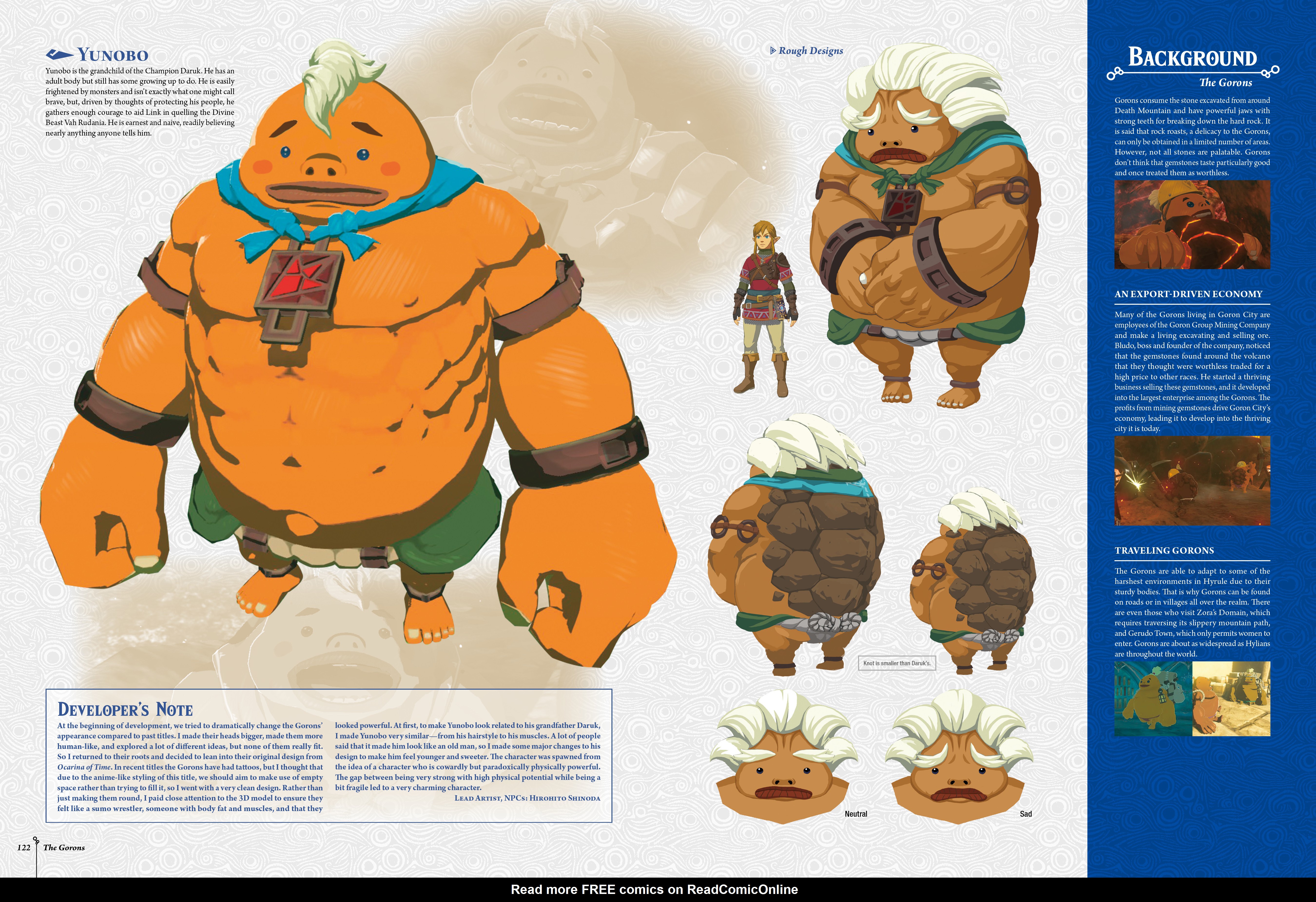 Read online The Legend of Zelda: Breath of the Wild–Creating A Champion comic -  Issue # TPB (Part 1) - 100