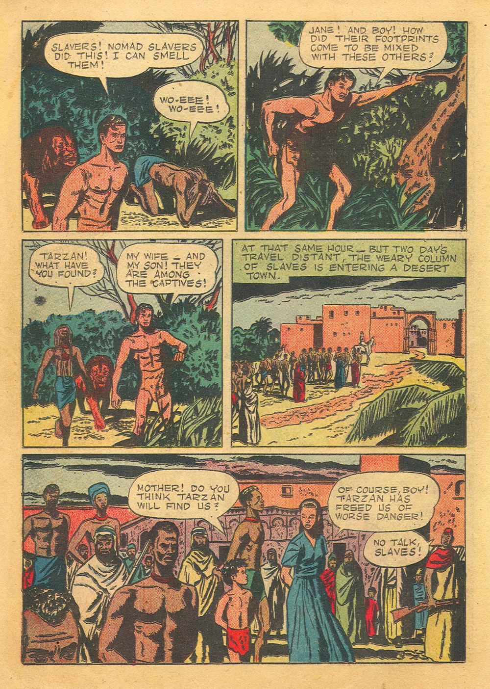 Read online Tarzan (1948) comic -  Issue #11 - 16