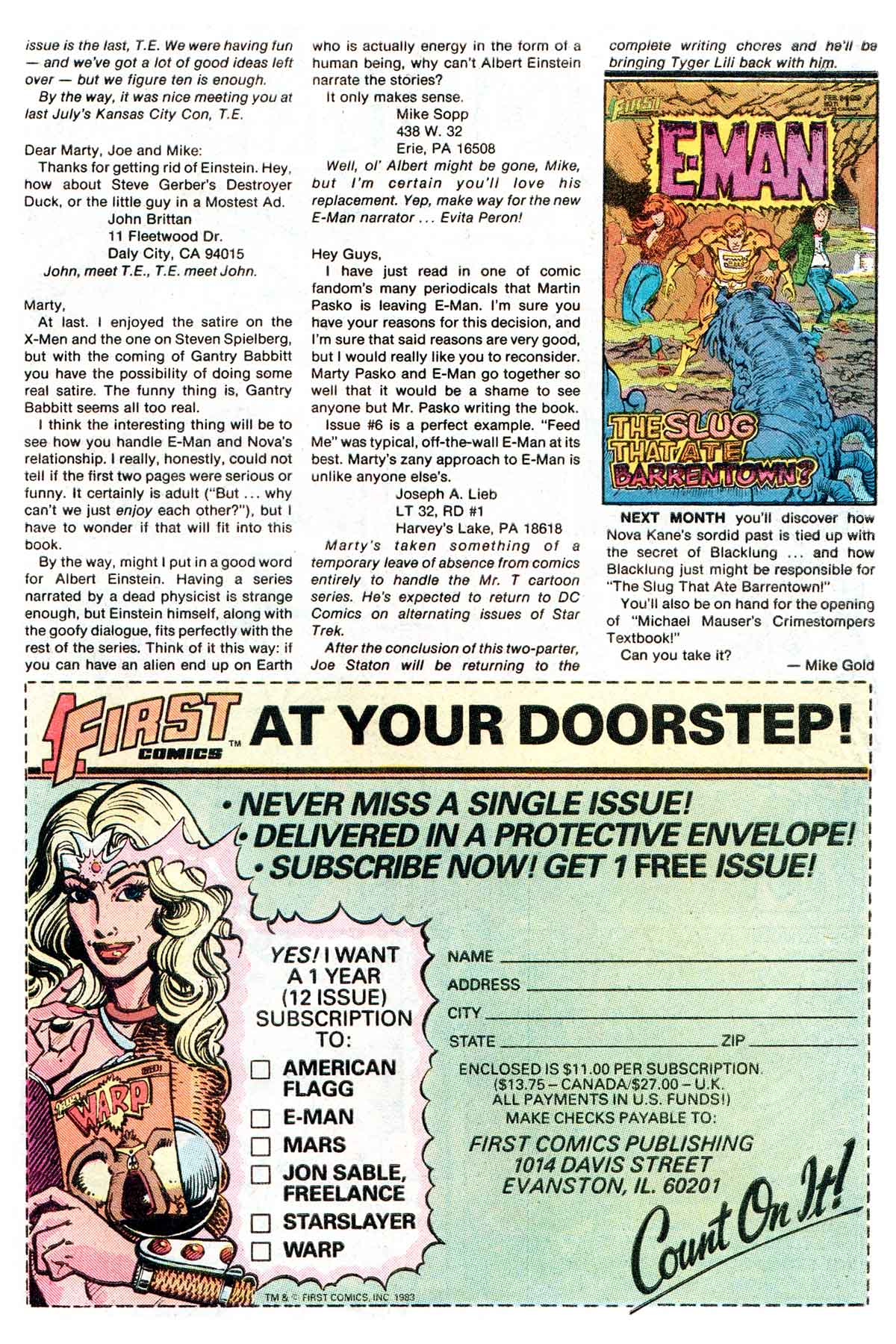 Read online E-Man (1983) comic -  Issue #10 - 31