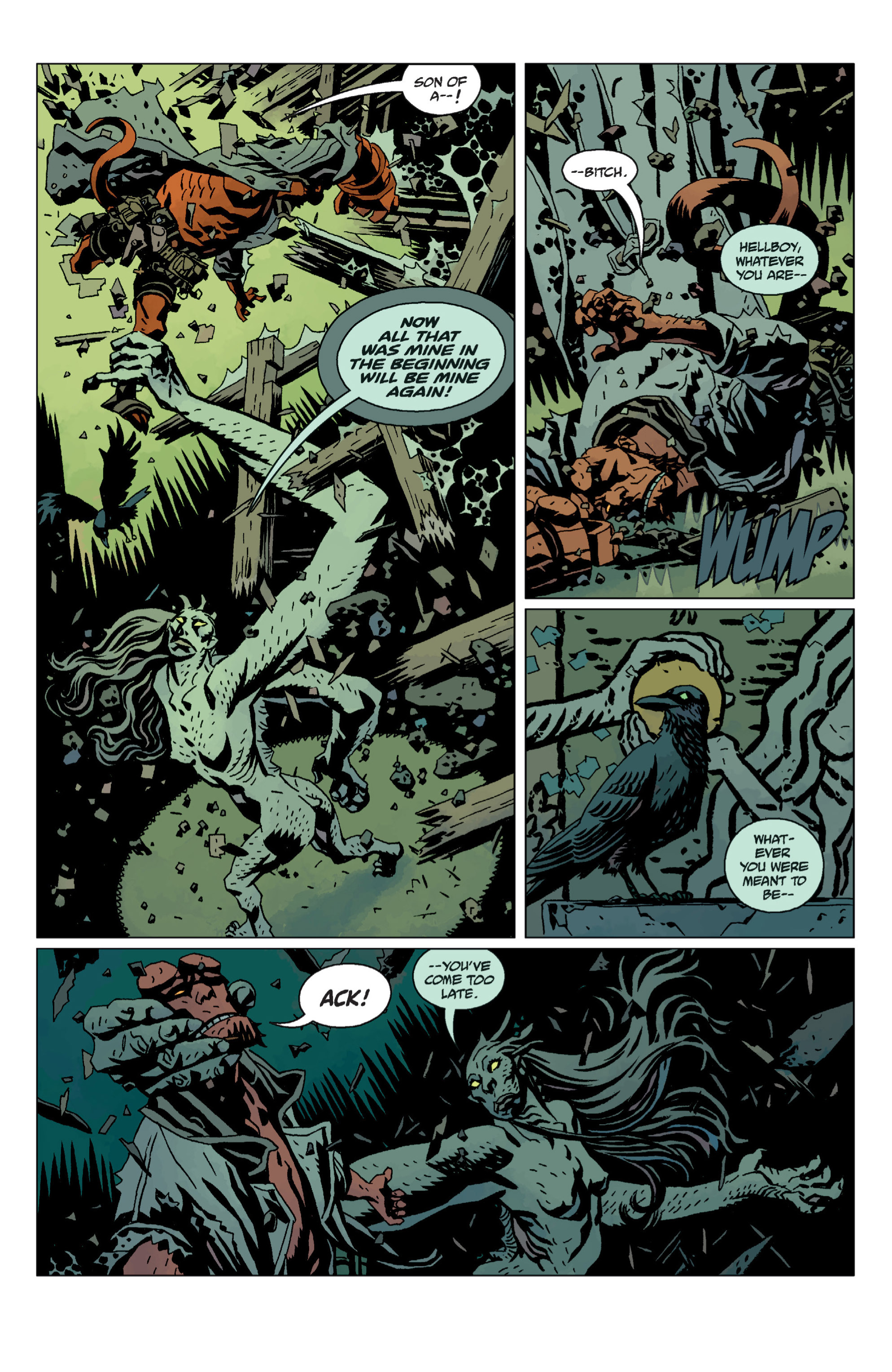 Read online Hellboy comic -  Issue #12 - 110