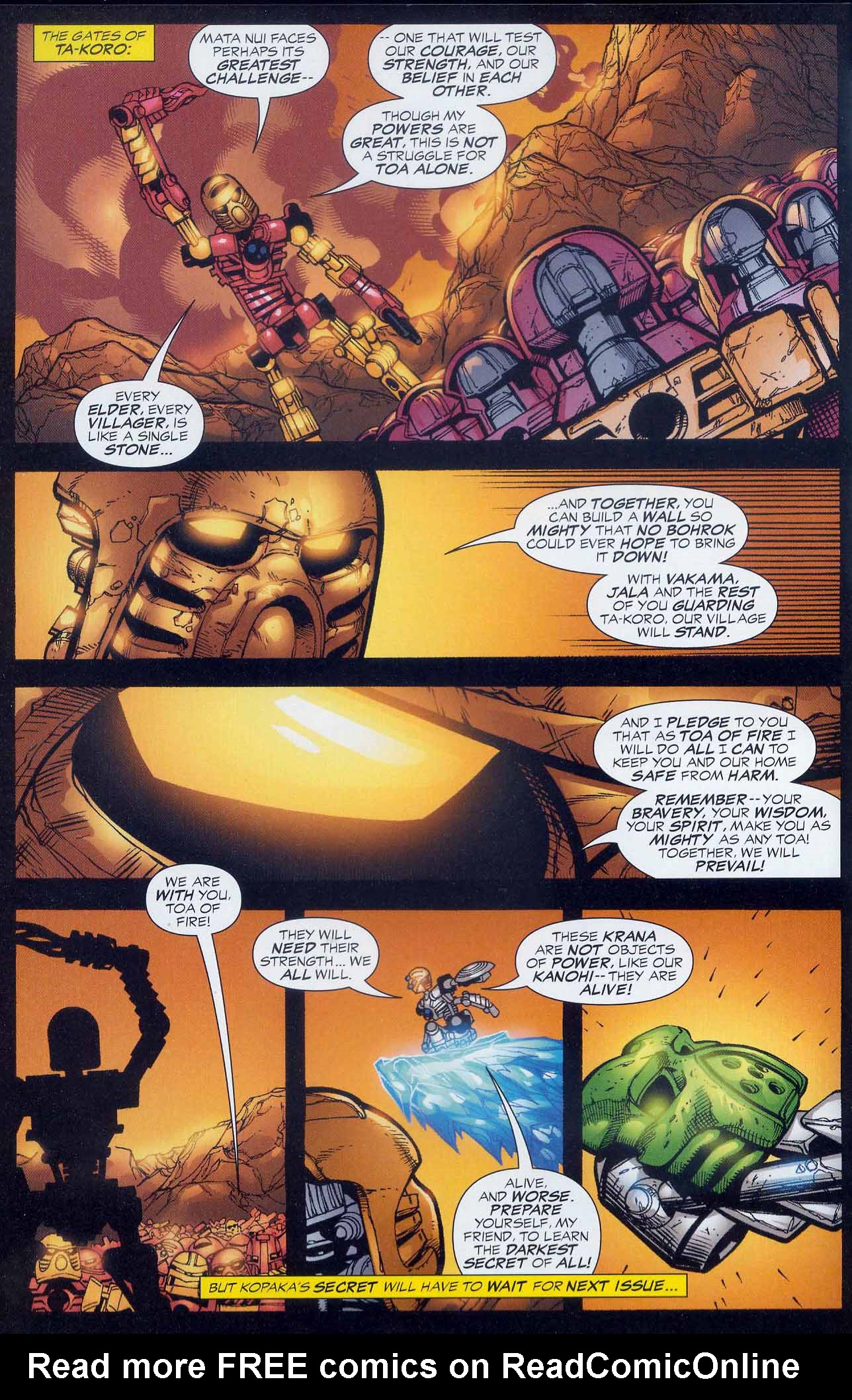 Read online Bionicle comic -  Issue #5 - 12